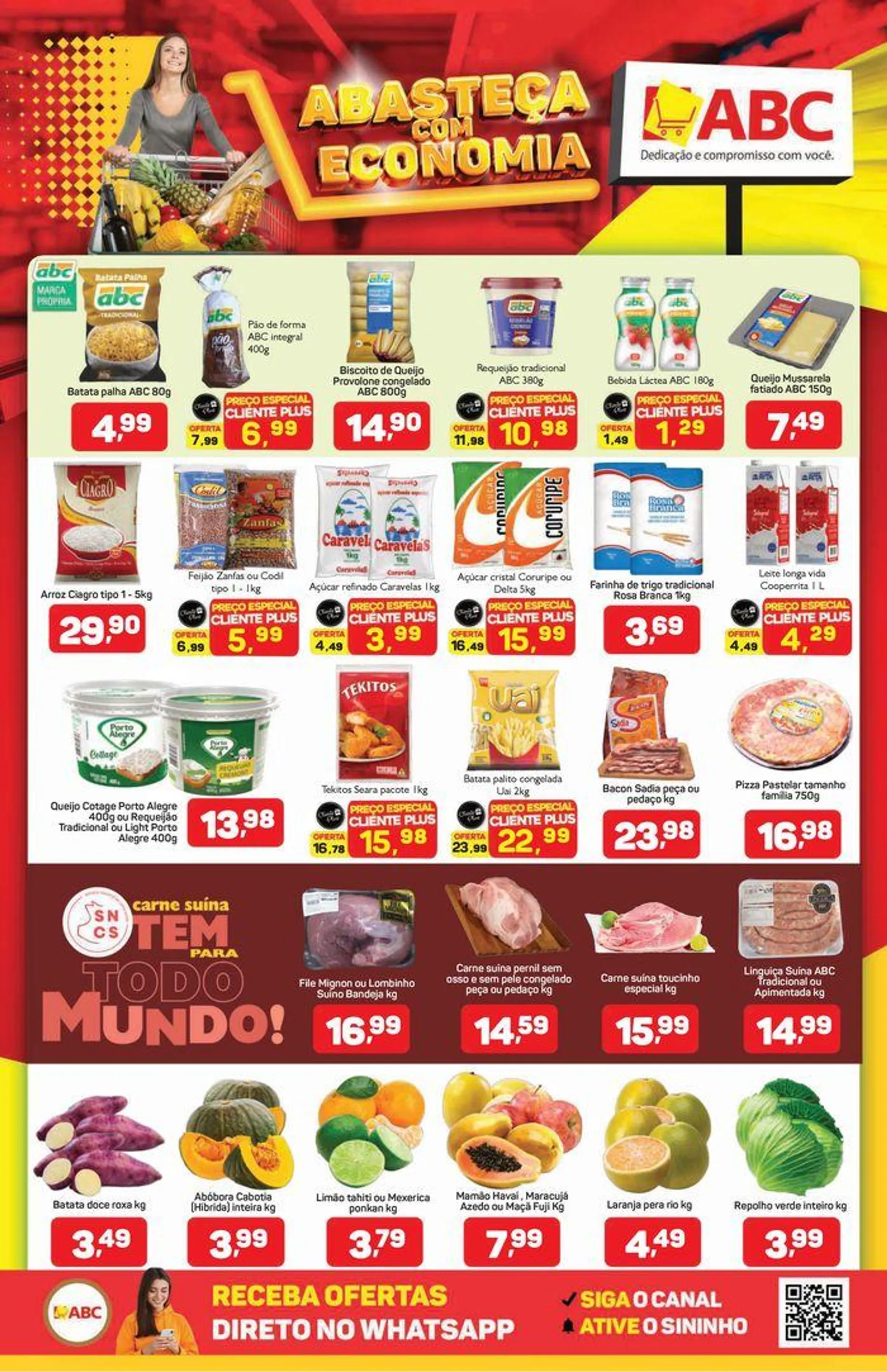 Encarte de Supermercados ABC Oferta Semanal Varejo - Pouso Alegre 4 de junho até 8 de junho 2024 - Pagina 1