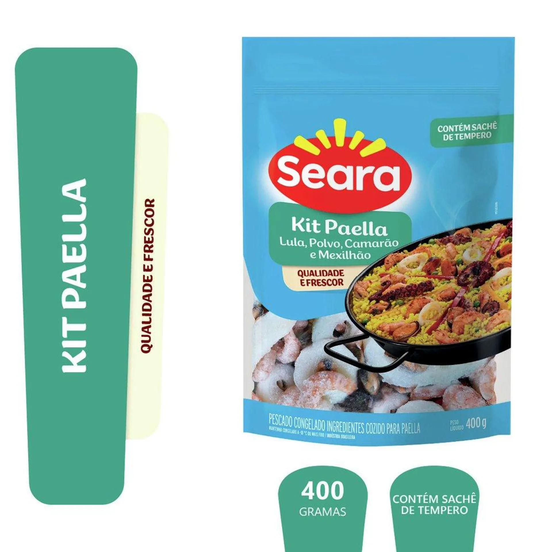 Kit paella Seara Pescados IQF 400g