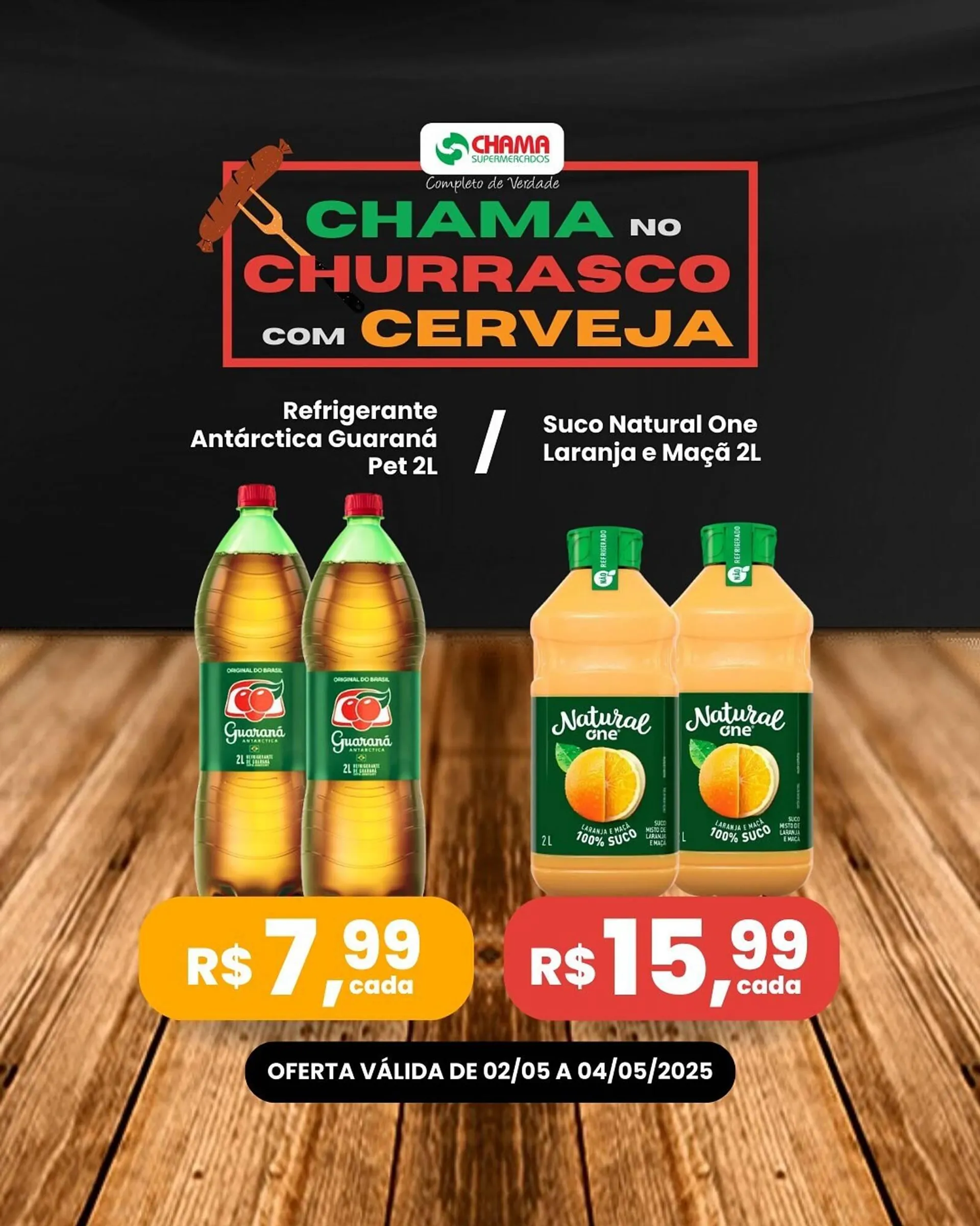 Encarte de Catálogo Chama Supermercados 2 de maio até 4 de maio 2025 - Pagina 3