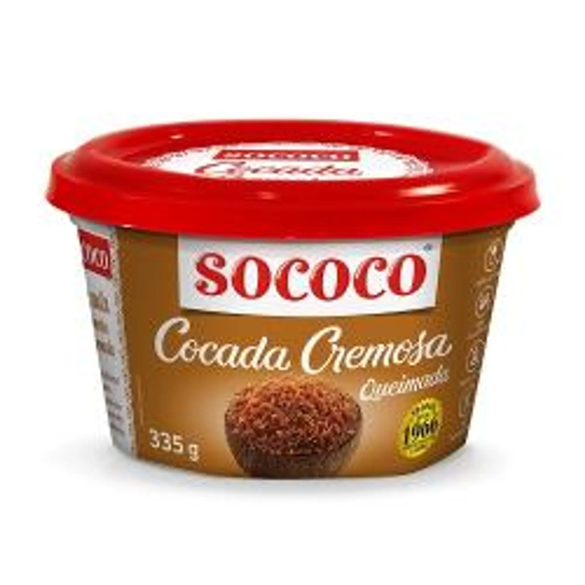 Doce De Coco Sococo Cremoso Queimado 335g