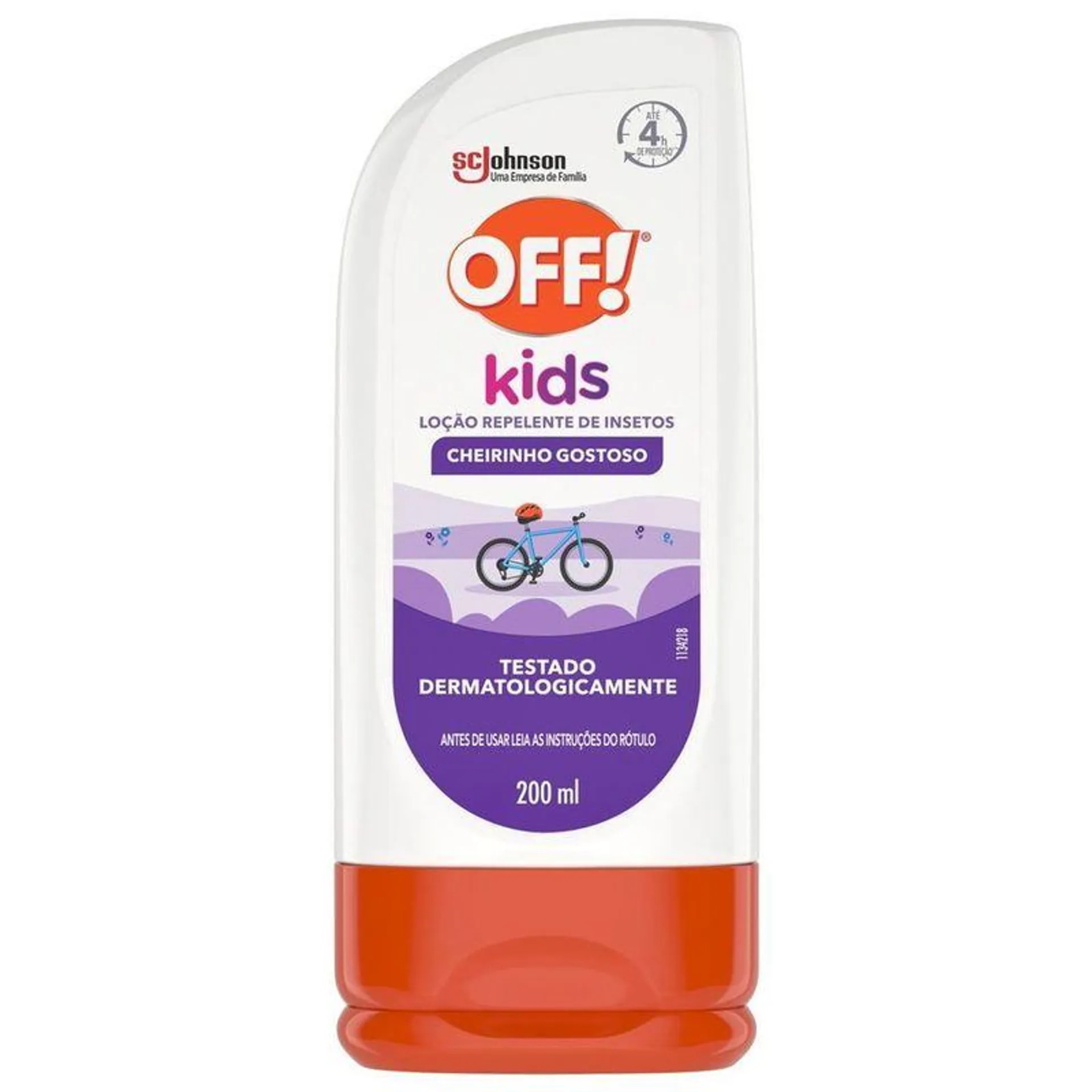 Repelente loção Off Kids embalagem econômica 200ml