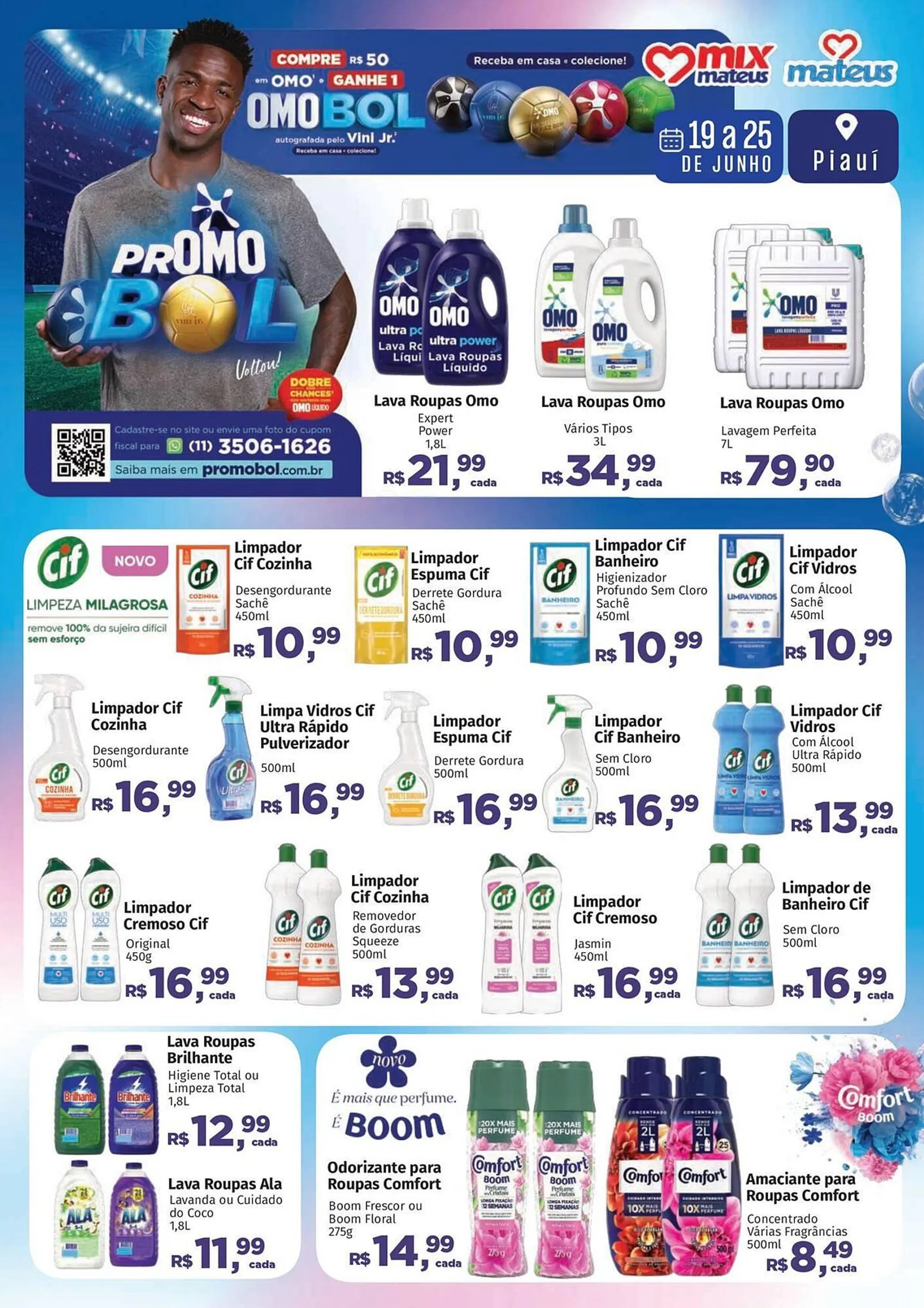 Encarte de Catálogo Supermercados Mateus 19 de junho até 25 de junho 2025 - Pagina 1