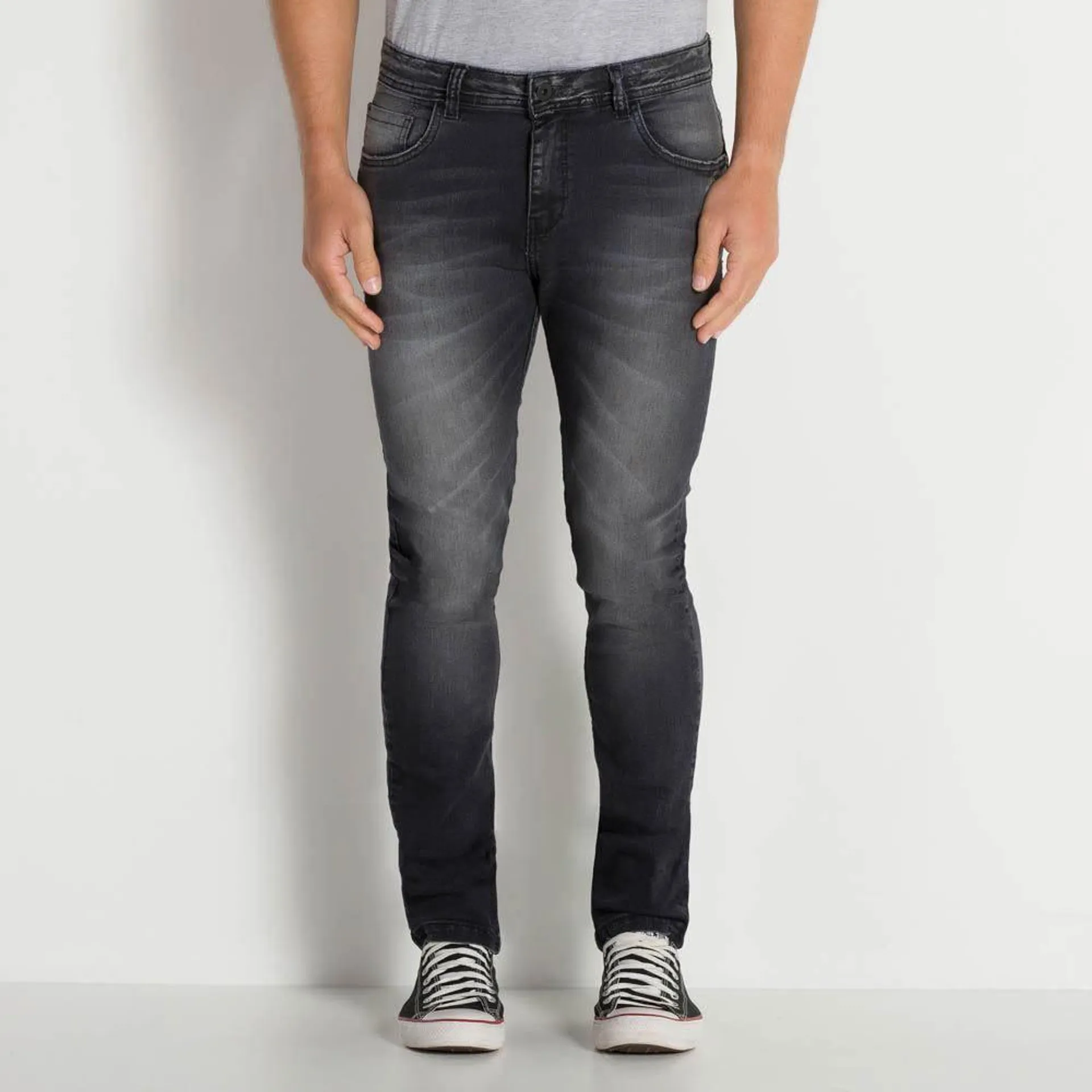 Calça Jeans Masculina Skinny Nicoboco Black