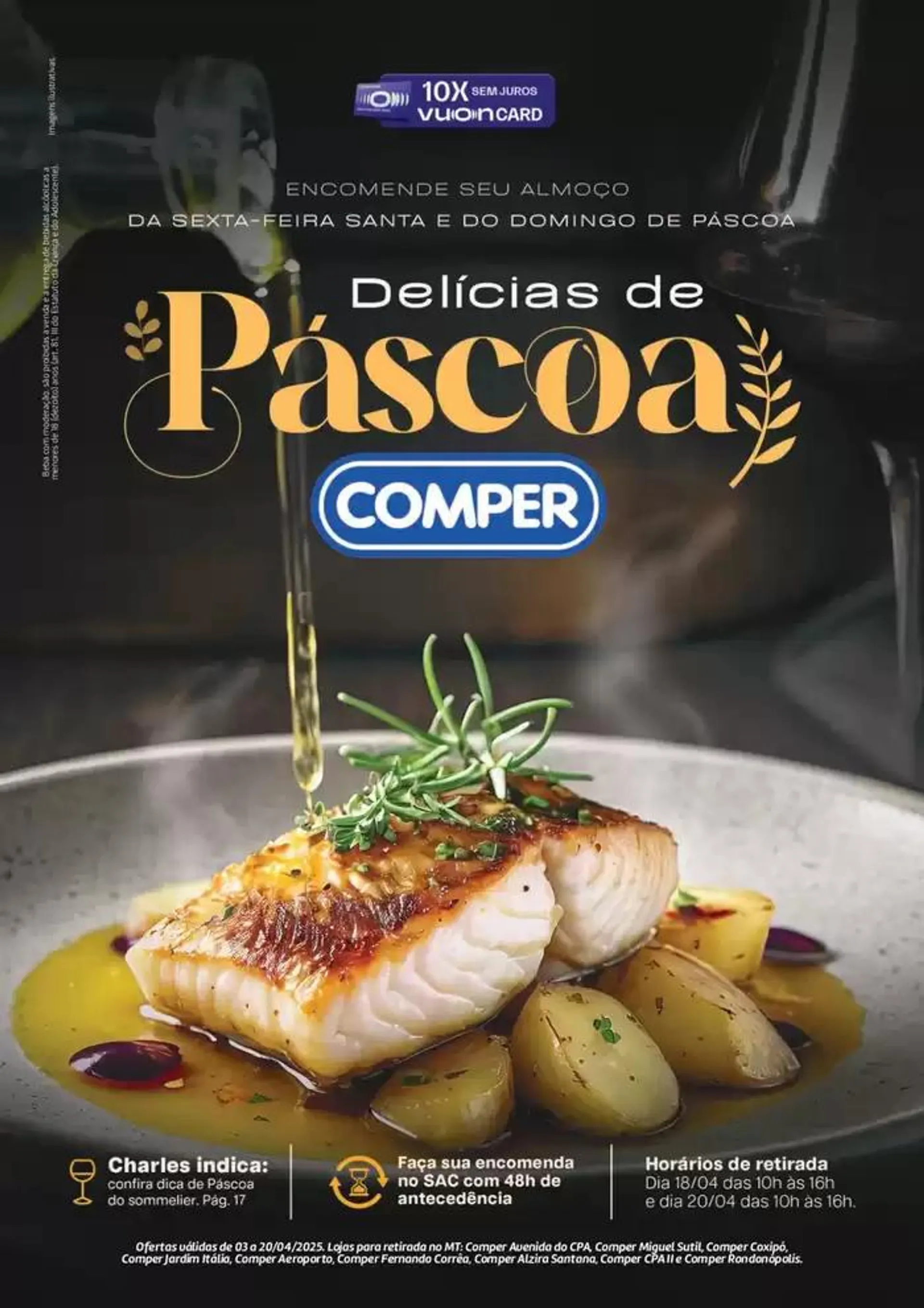 Encarte de Ofertas e promoções atuais 11 de abril até 20 de abril 2025 - Pagina 1