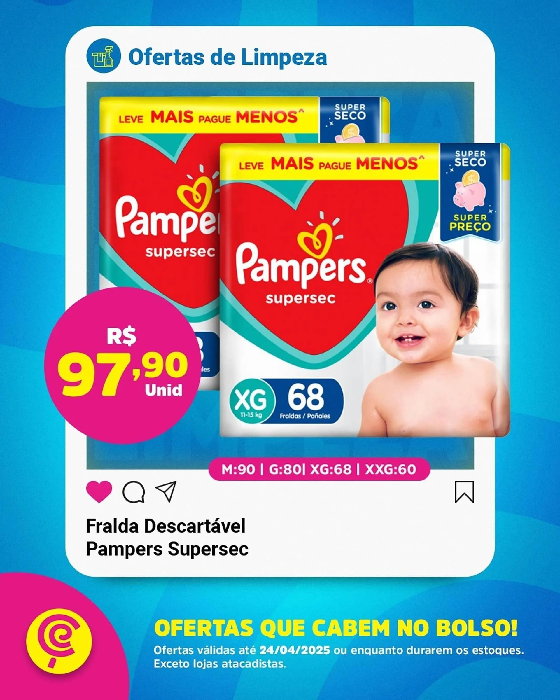 Encarte de Catálogo Comercial Esperança 21 de abril até 24 de abril 2025 - Pagina 2