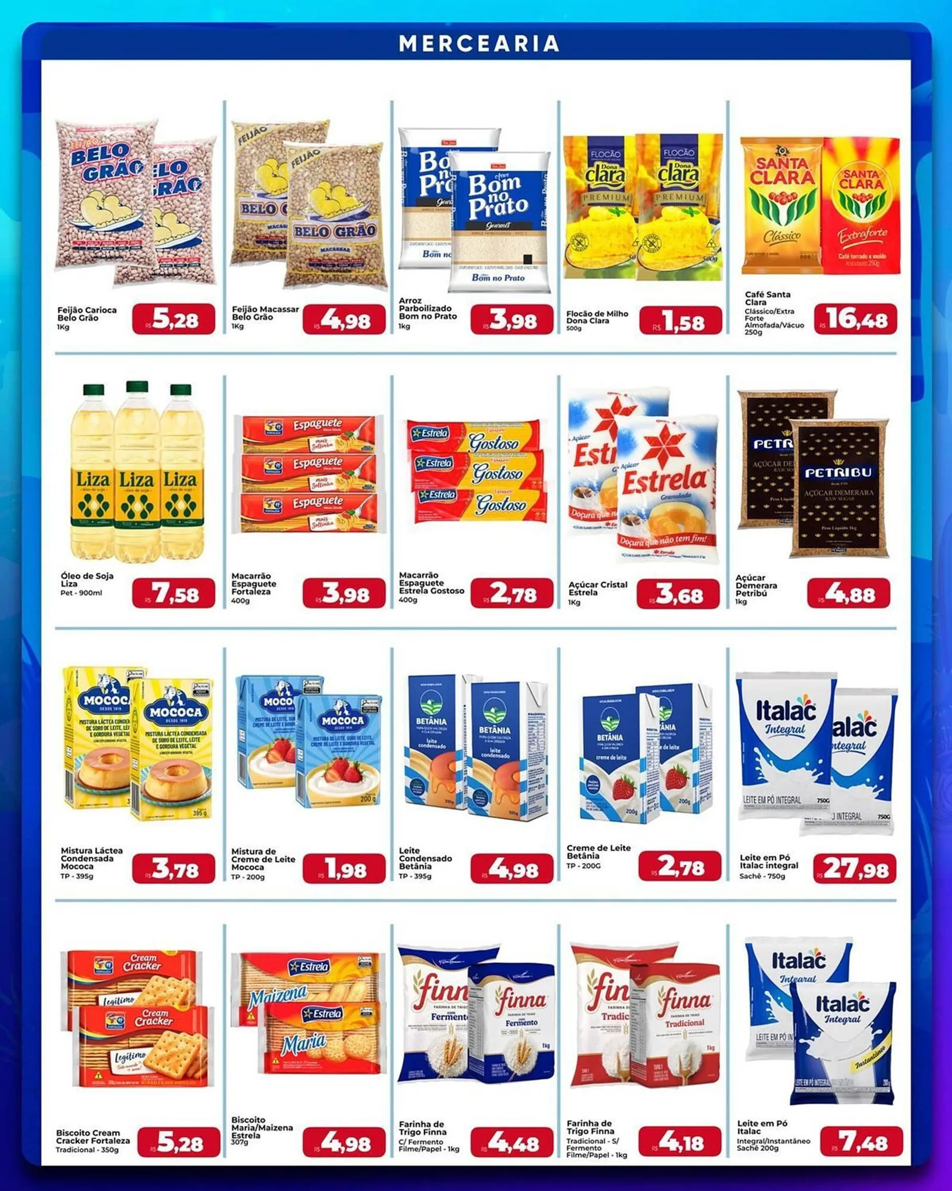 Encarte de Catálogo Rebouças Supermercados 17 de junho até 22 de junho 2025 - Pagina 1