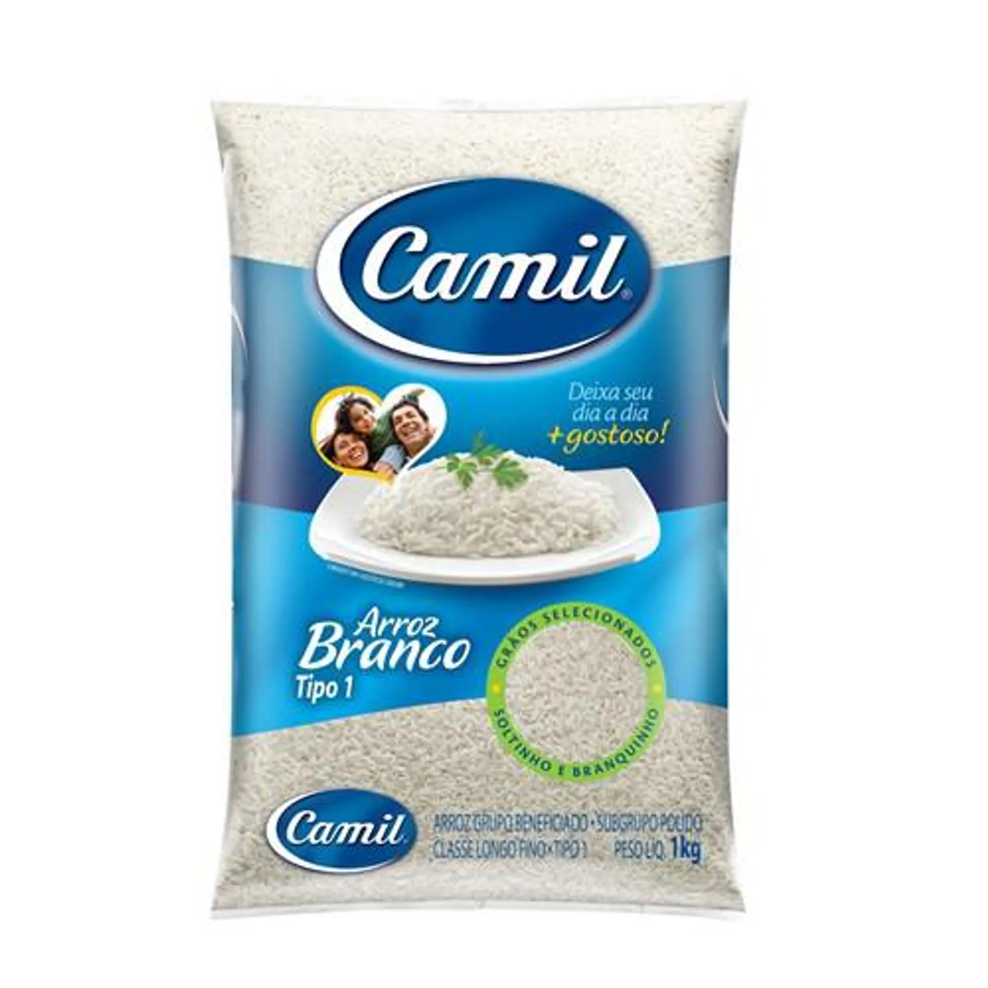 Arroz Branco T1 Camil 1Kg