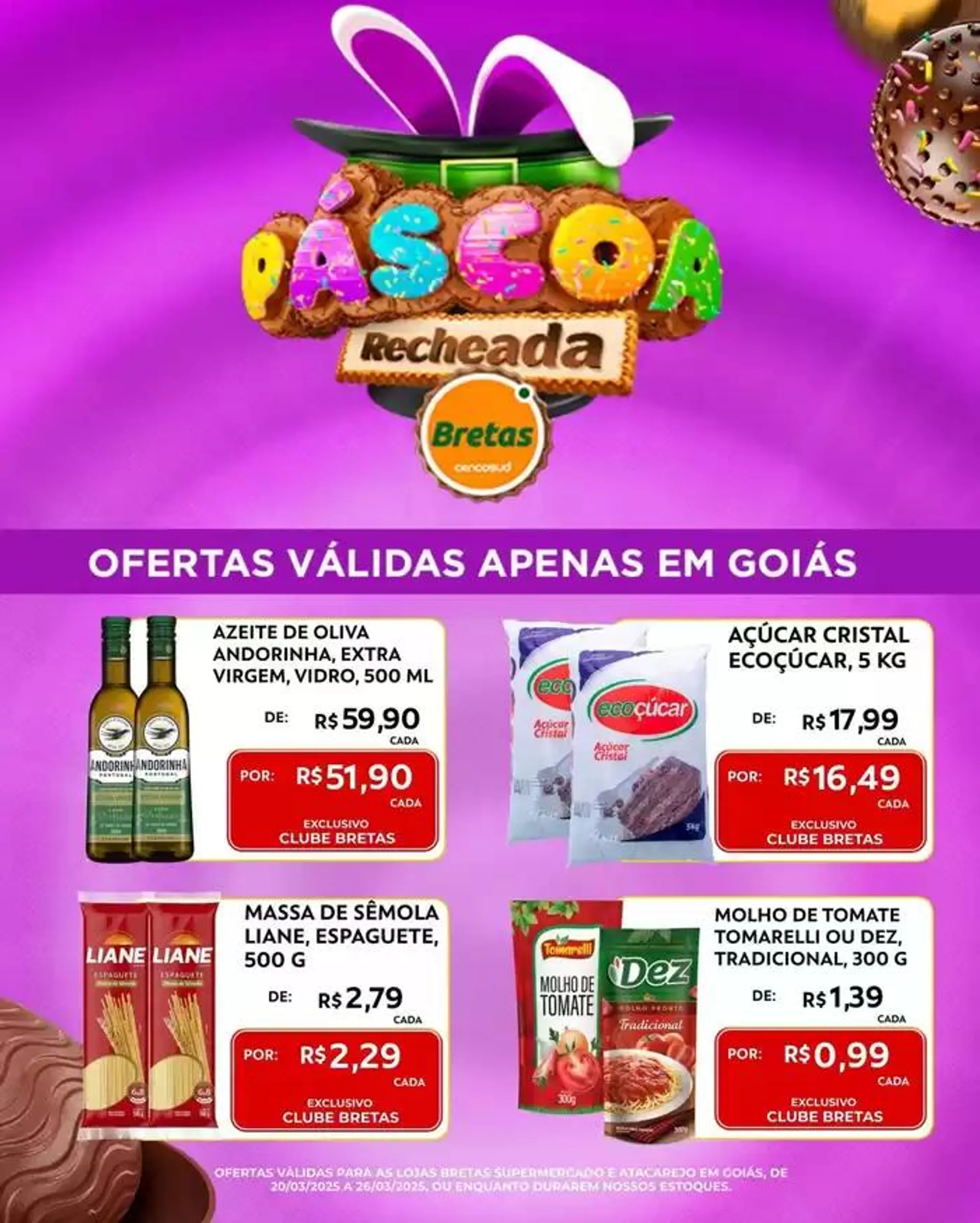 Encarte de Encarte Bretas Supermercados 20 de março até 26 de março 2025 - Pagina 4