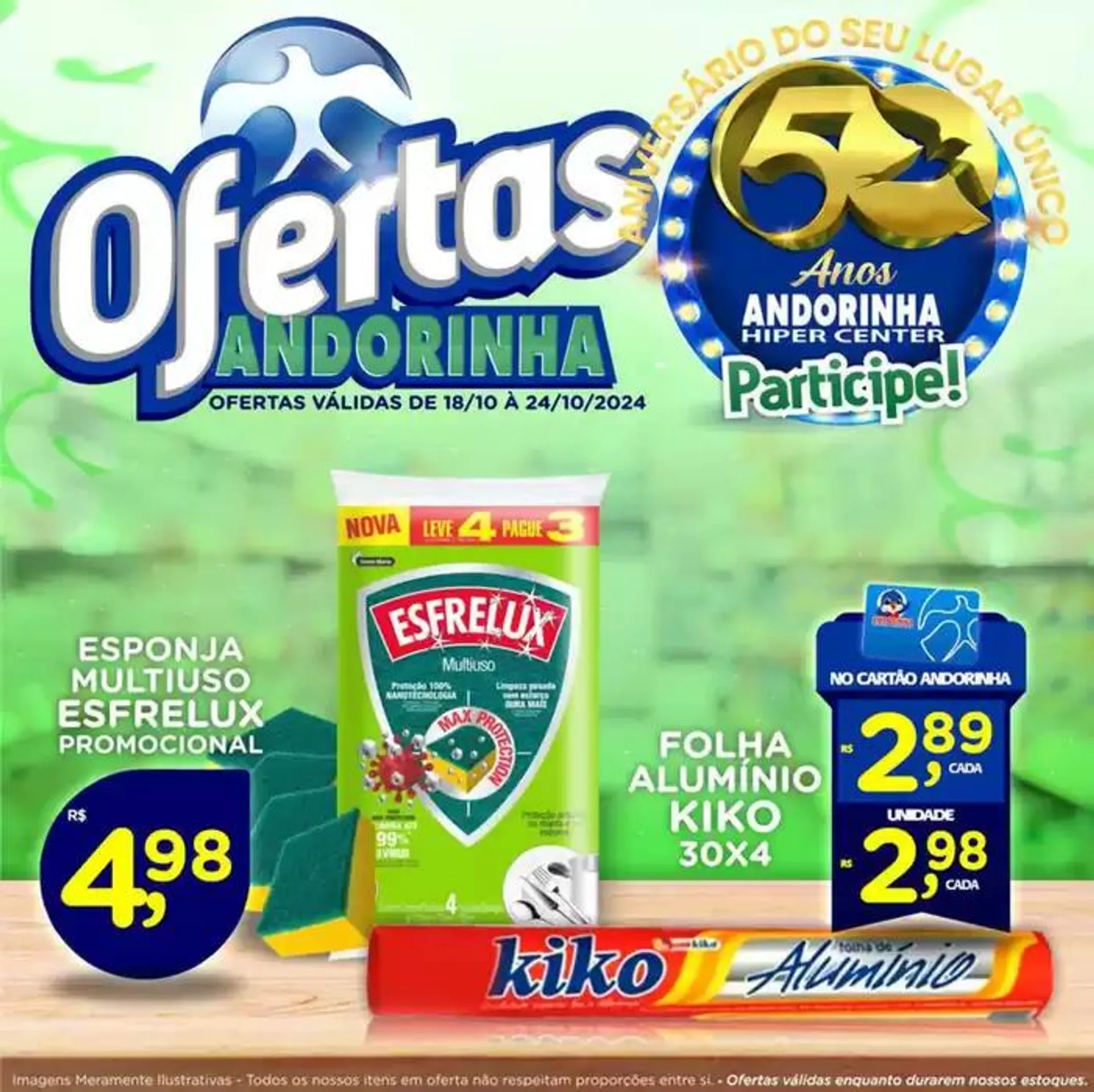 Encarte de Andorinha Hipermercado OFERTAS 18 de outubro até 24 de outubro 2024 - Pagina 58