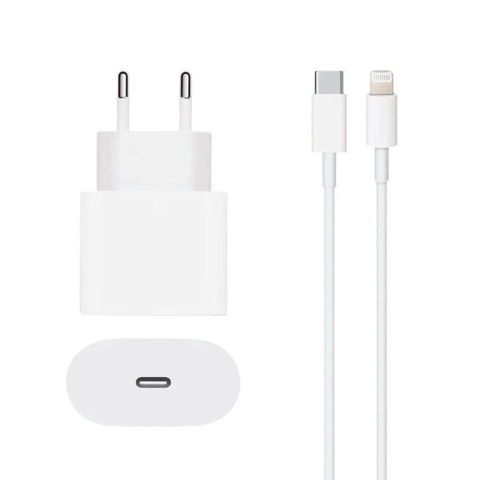 Carregador P- Lphone 15 Rápido Usb-c Com Cabo Ios Bivolt