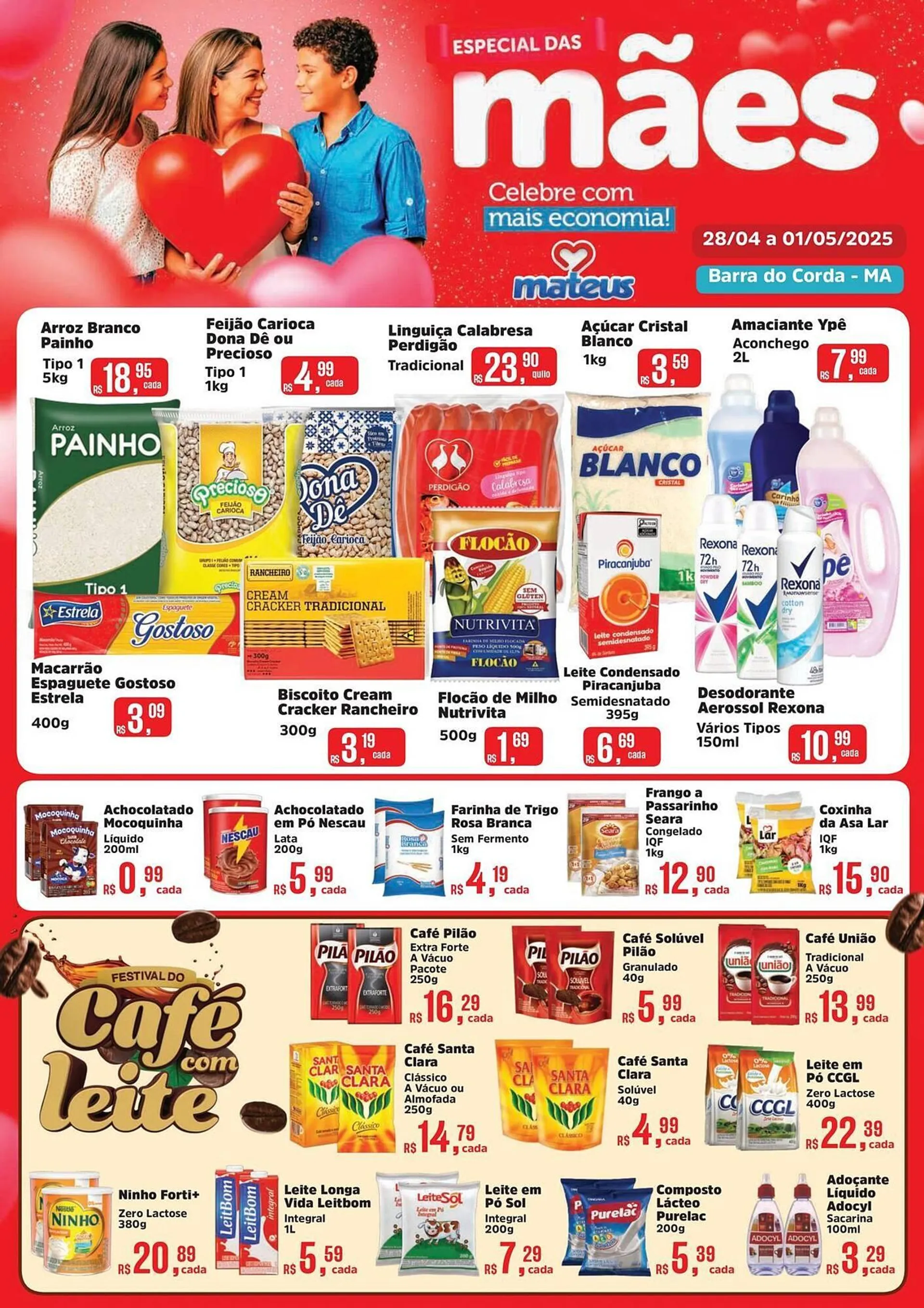 Encarte de Catálogo Supermercados Mateus 1 de maio até 1 de maio 2025 - Pagina 1