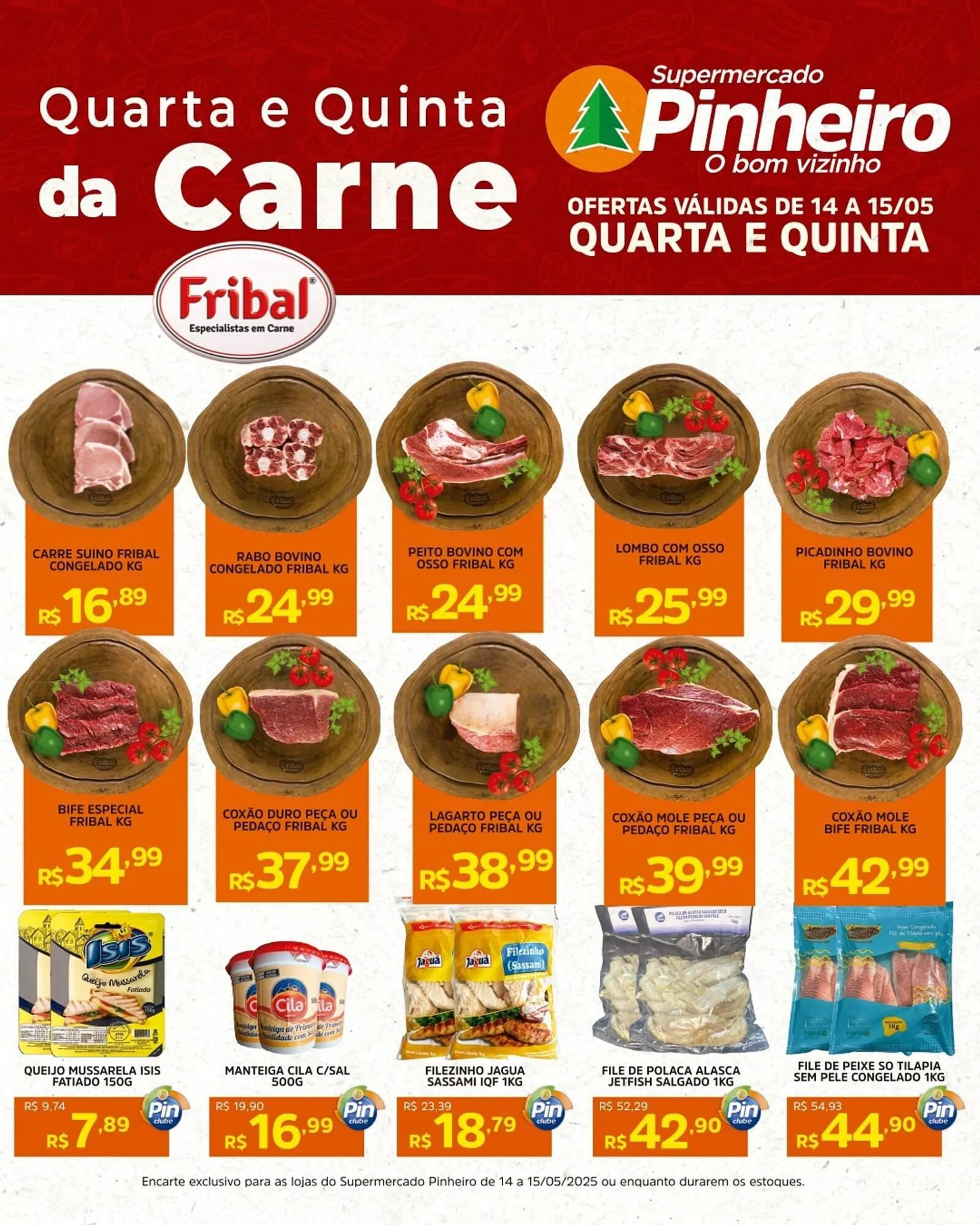 Encarte de Catálogo Pinheiro Supermercado 14 de maio até 15 de maio 2025 - Pagina 2
