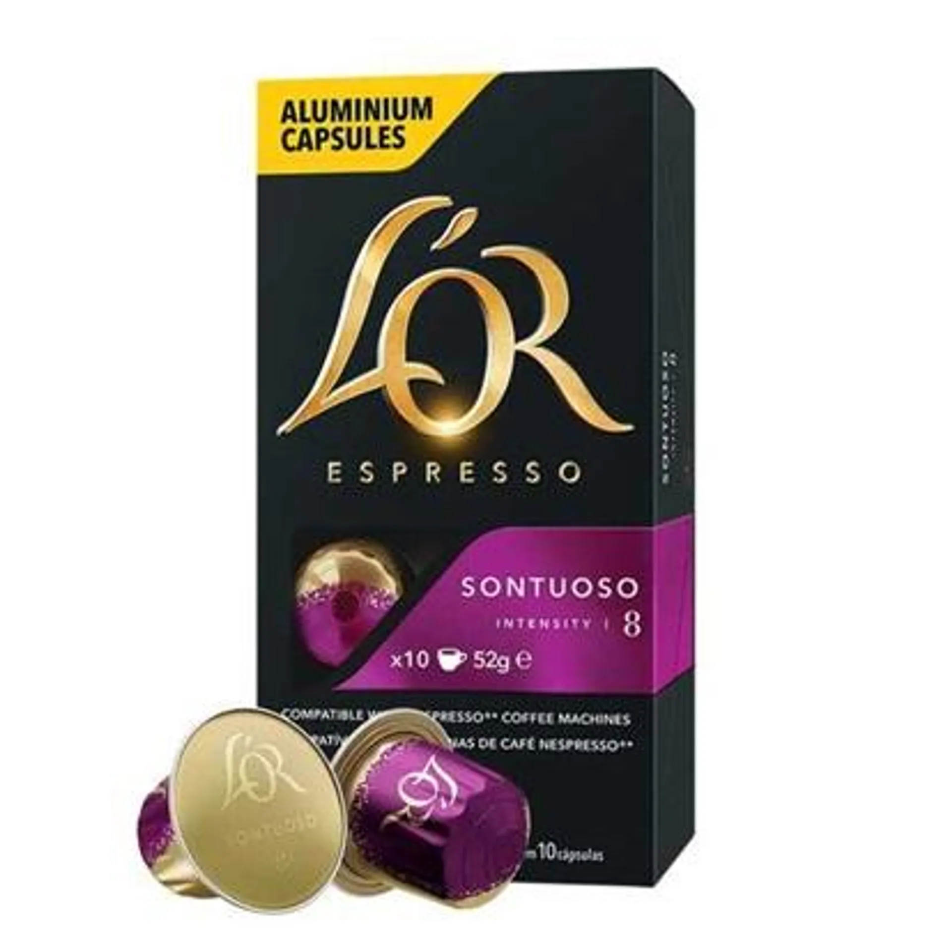 Cápsula de Café Espresso Sontuoso 5,2g CX 10 UN L'or