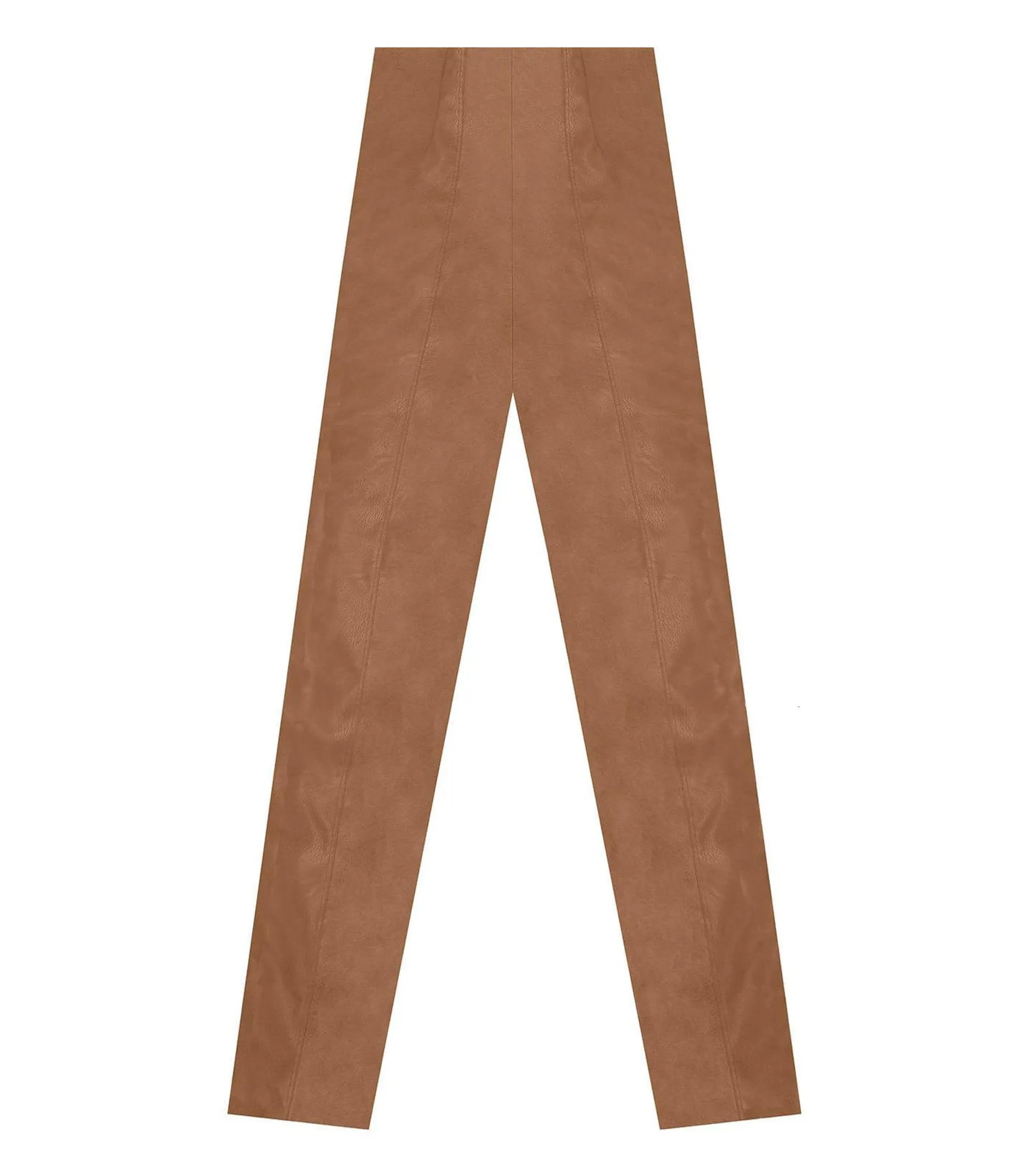 Legging Juvenil Em Material Sintético Minty Marrom