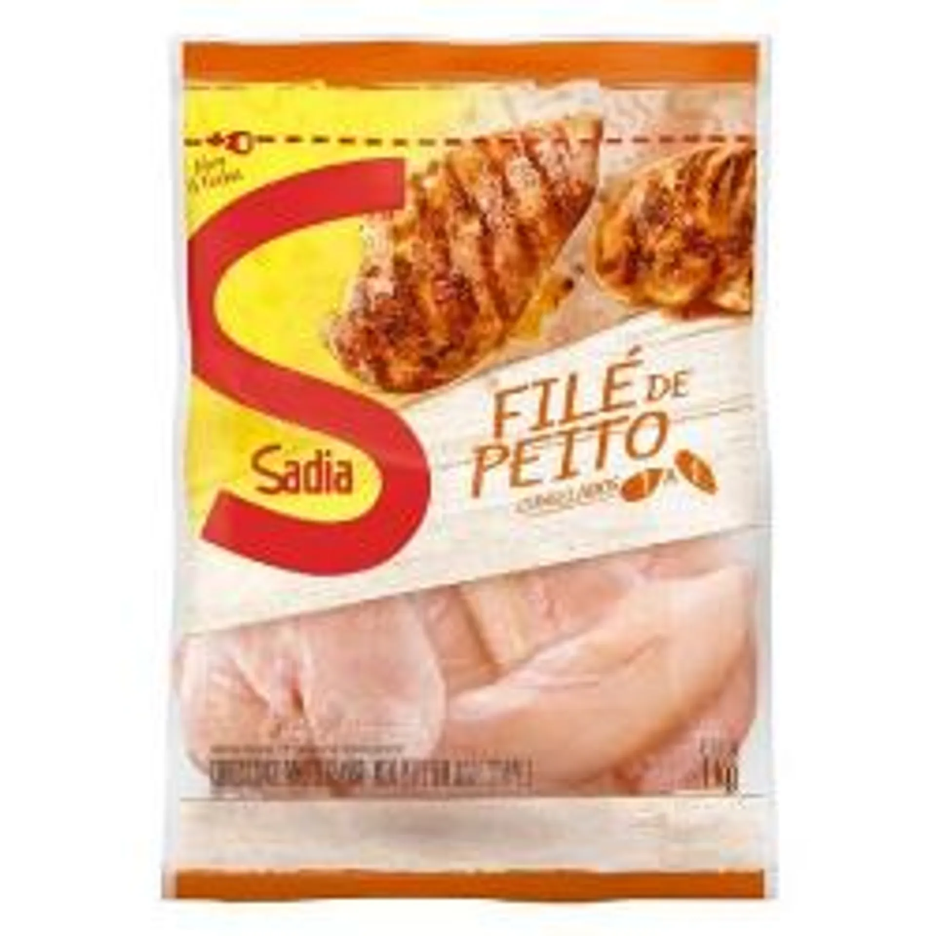 File De Peito De Frango Sadia Temperado 1kg Congelado IQF