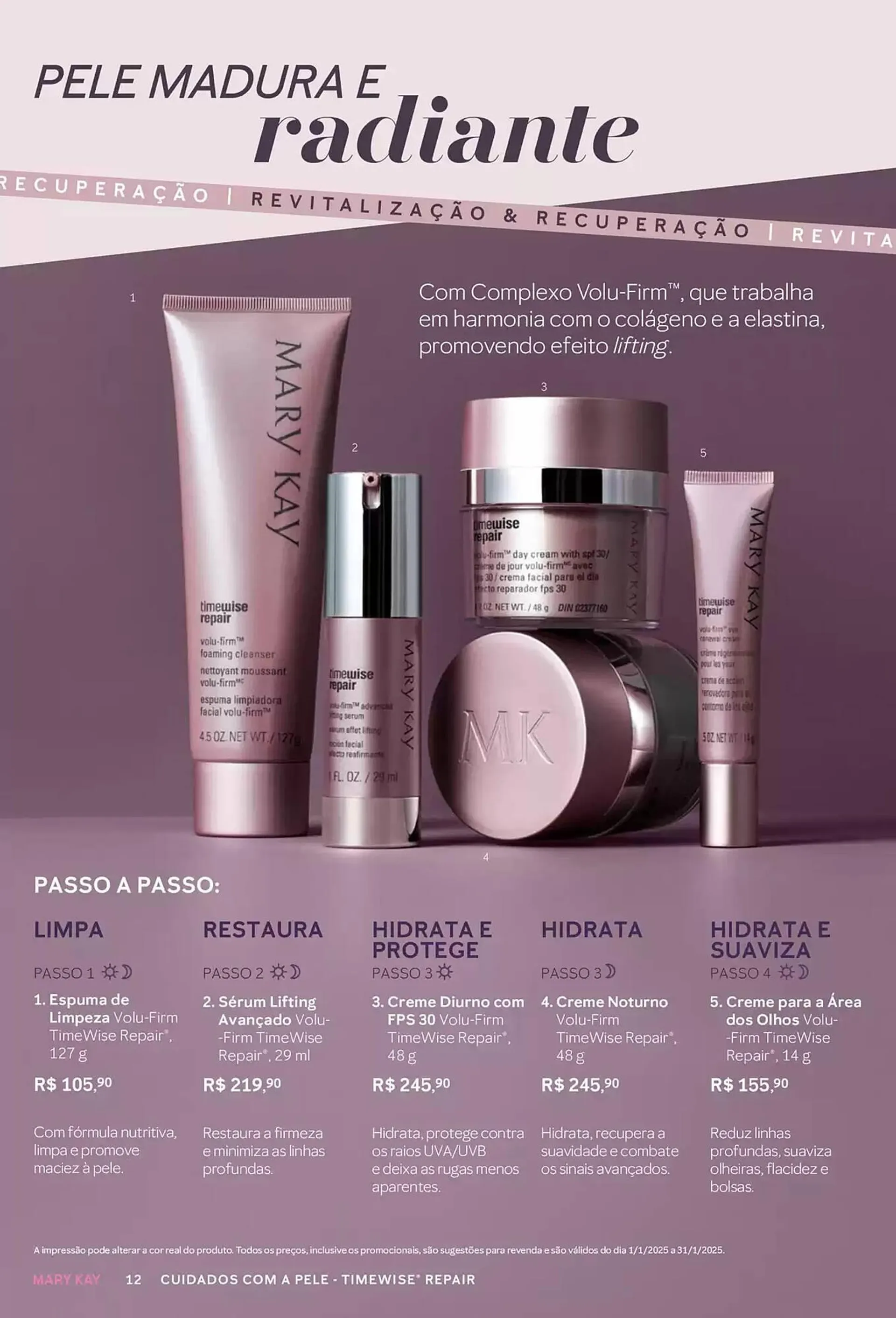 Encarte de Catálogo Mary Kay 3 de janeiro até 3 de julho 2025 - Pagina 12