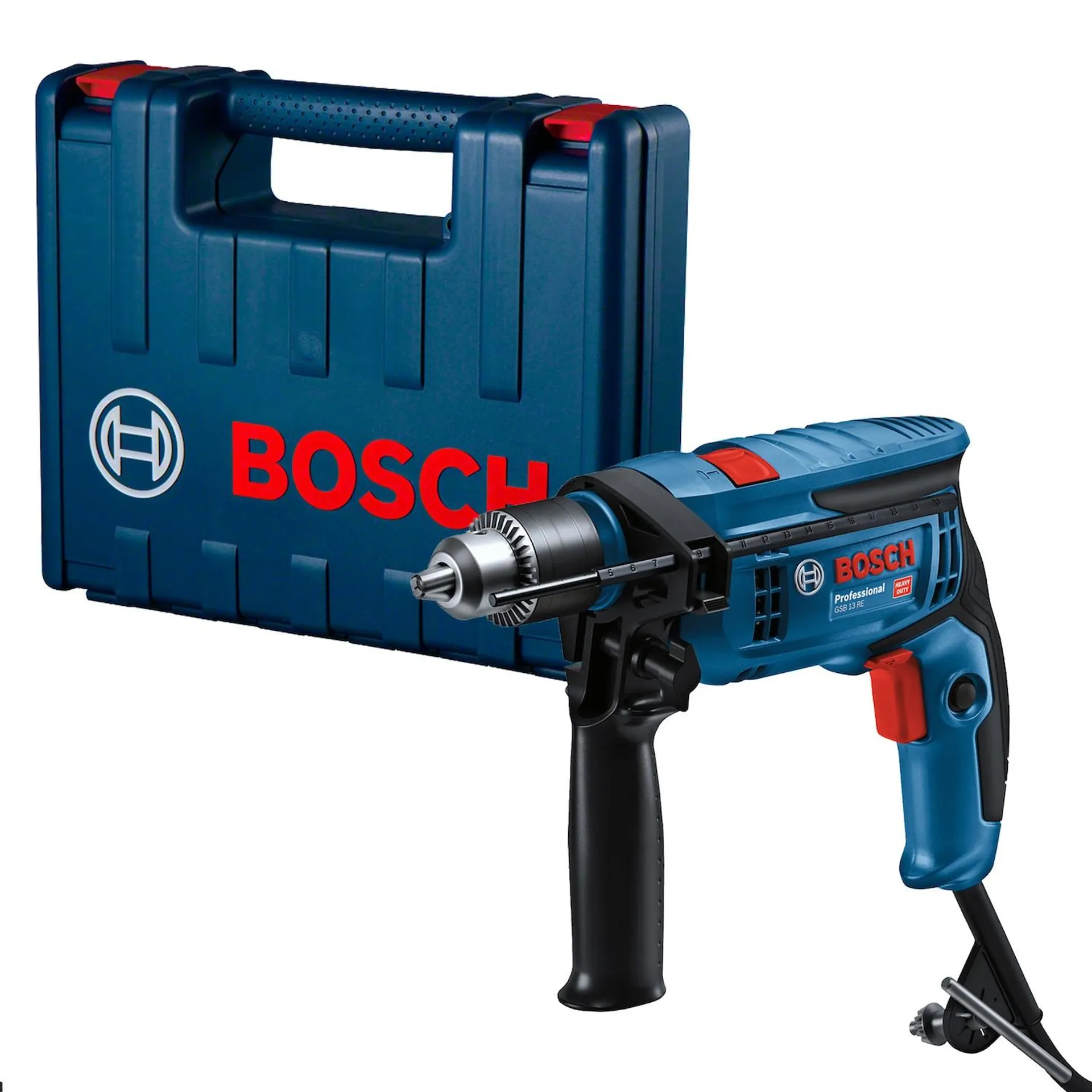 Furadeira de Impacto Bosch GSB 13 RE 1/2" 750W 220V com Maleta - Bosch