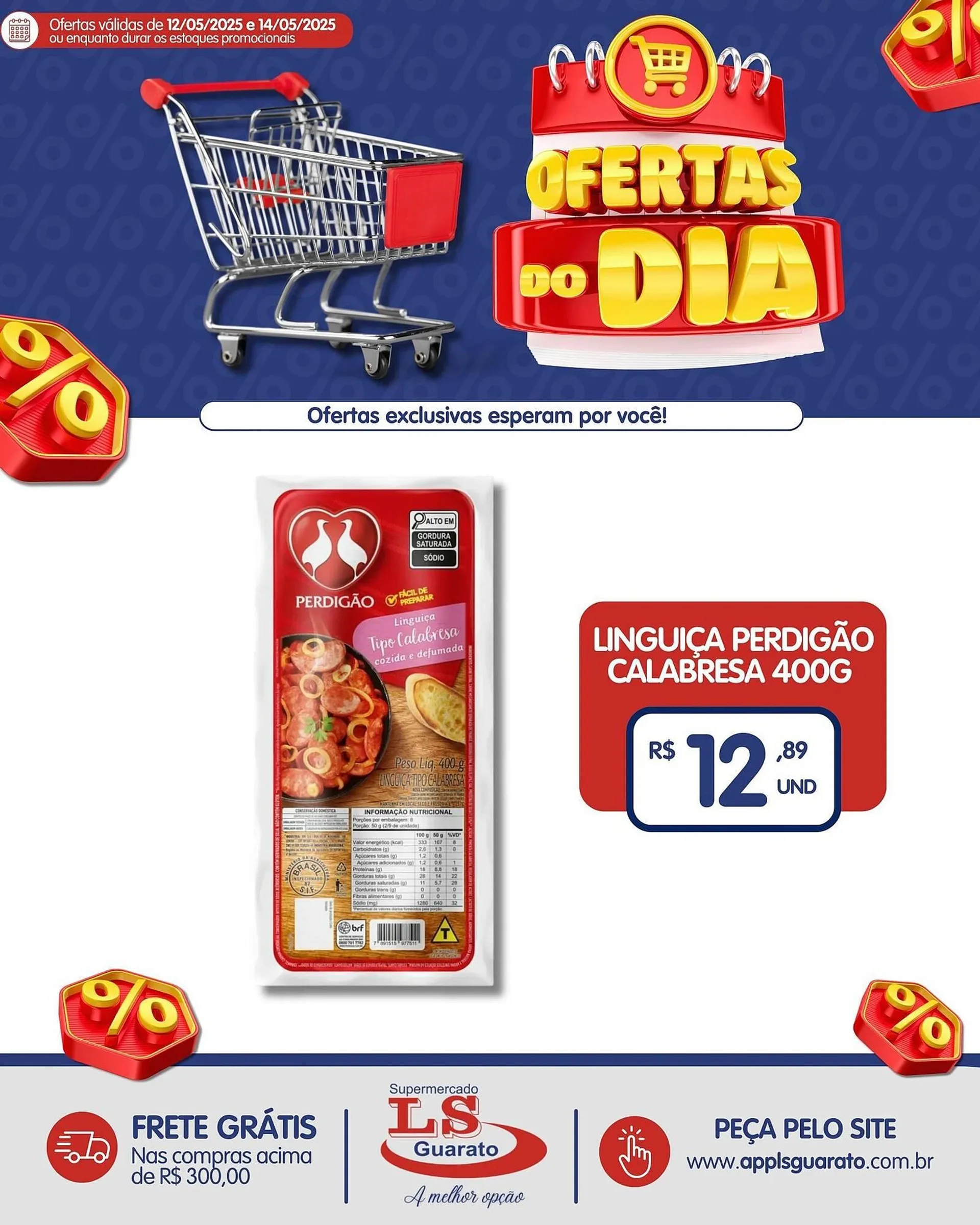 Encarte de Catálogo Supermercado LS Guarato 12 de maio até 14 de maio 2025 - Pagina 2