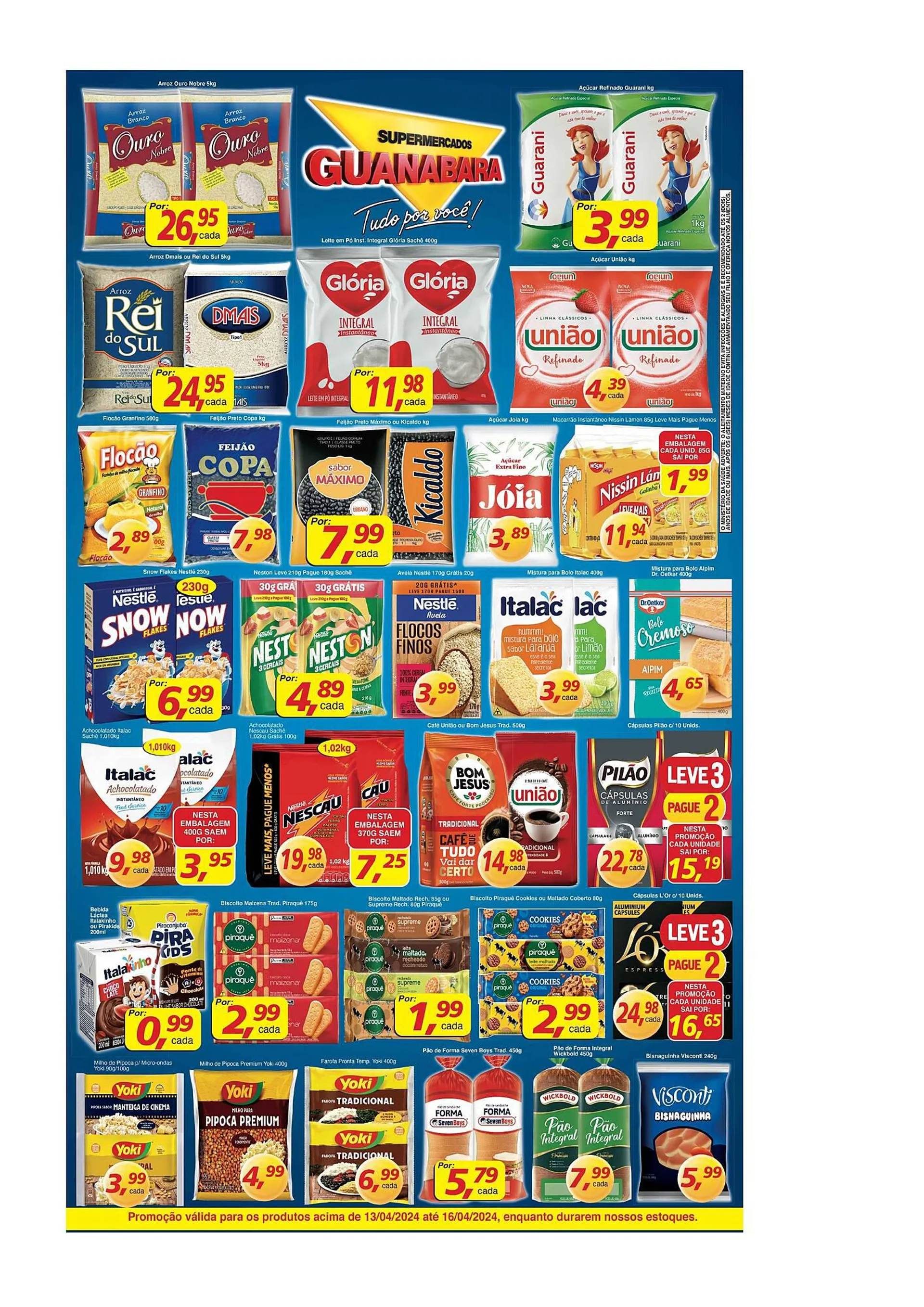 Encarte de Catálogo Supermercados Guanabara 13 de abril até 16 de abril 2024 - Pagina 2
