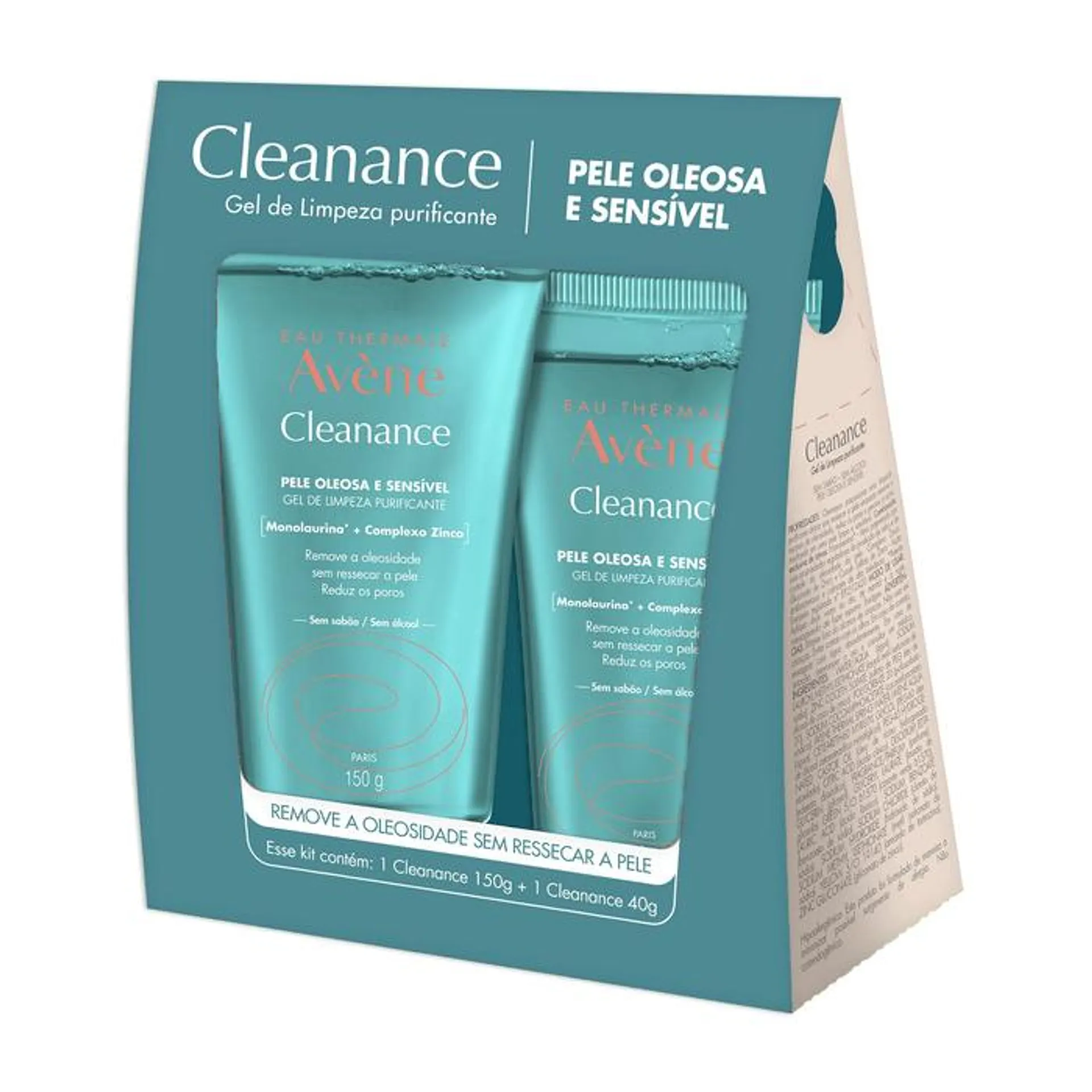 Kit Gel de Limpeza Avène Cleanance 150g + Cleanance 40g