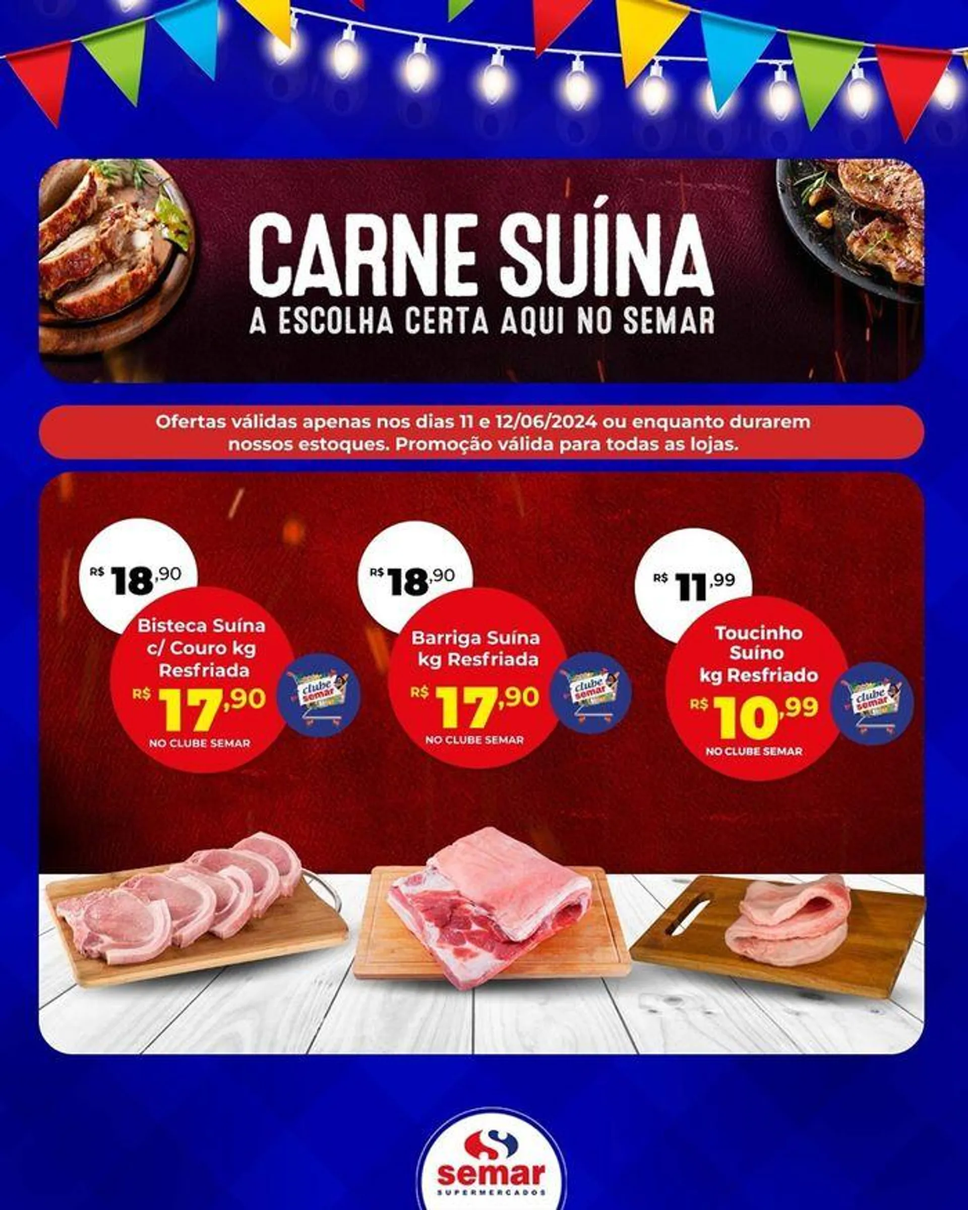 Encarte de Ofertas Semar Supermercado 12 de junho até 14 de junho 2024 - Pagina 3
