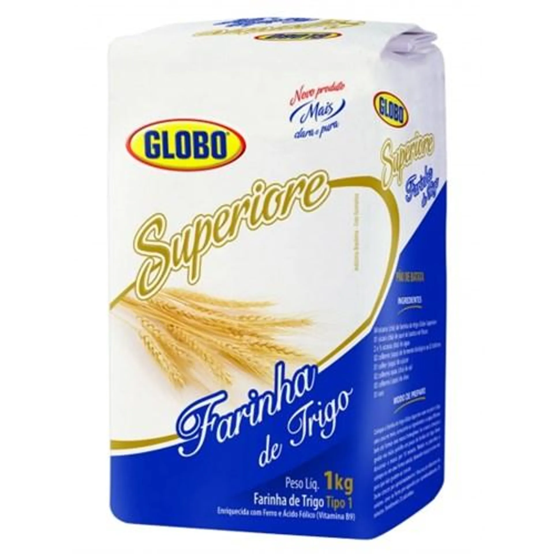 Farinha de Trigo Globo Superiore Pacote 1Kg