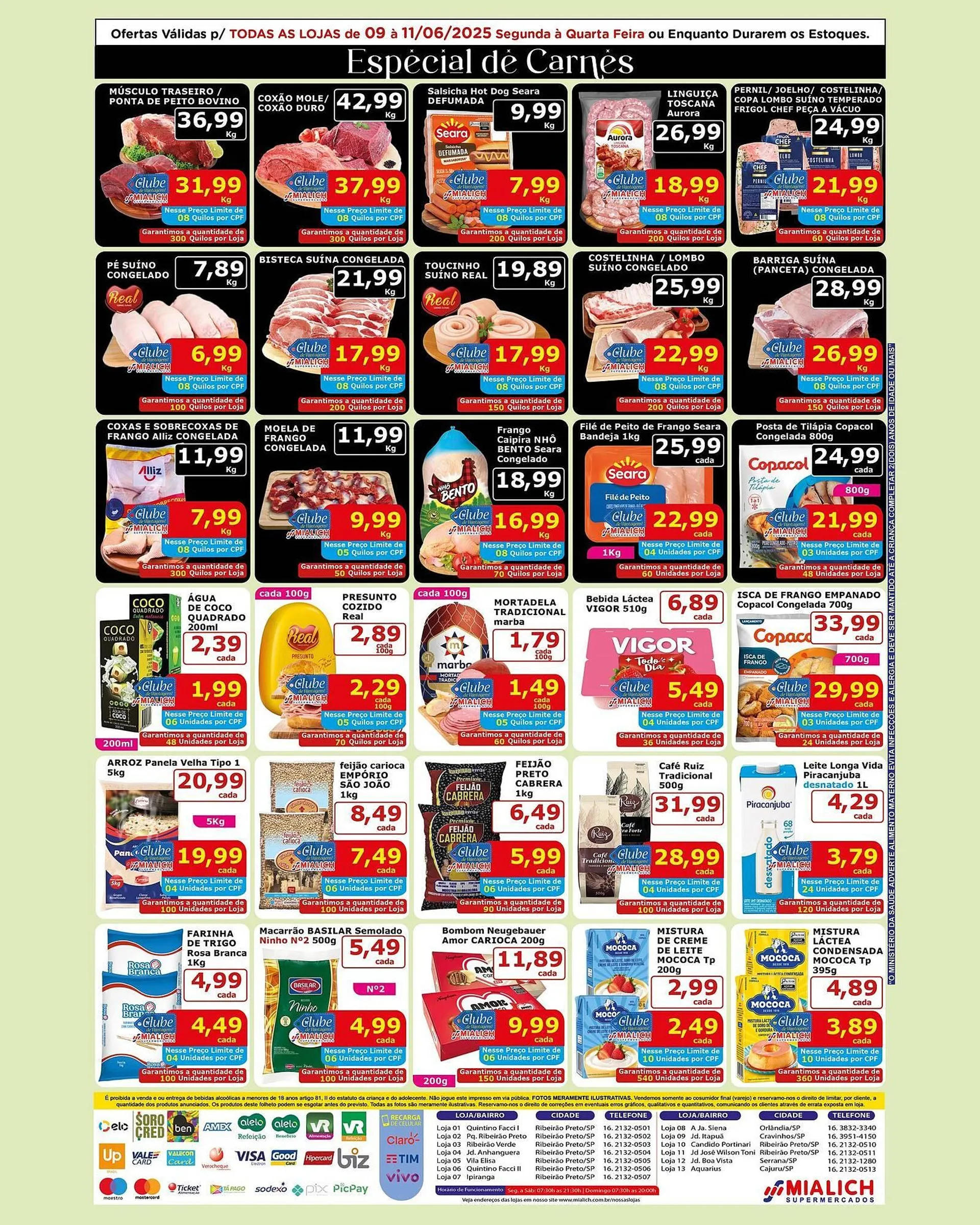 Encarte de Catálogo Mialich Supermercados 9 de junho até 11 de junho 2025 - Pagina 2