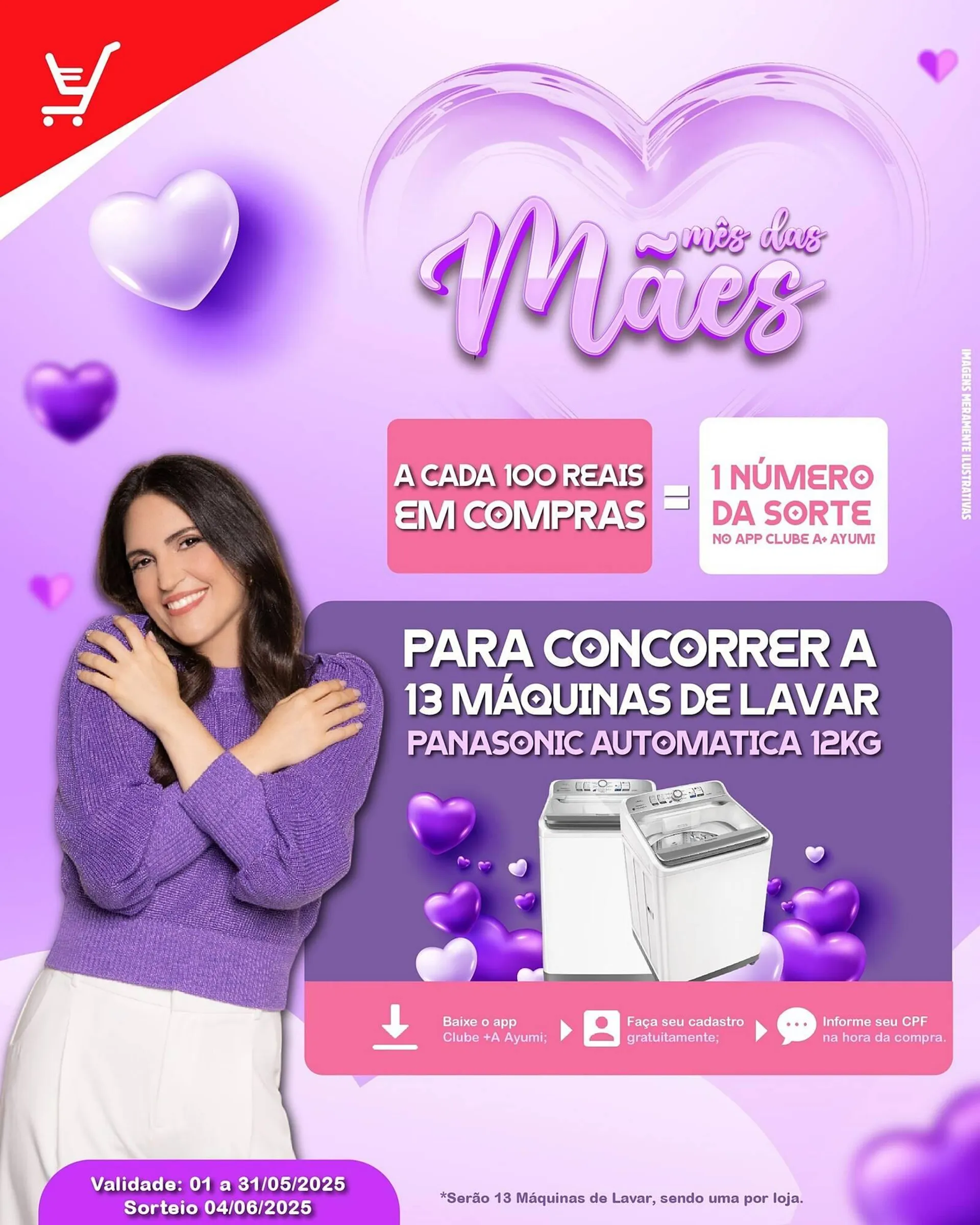 Encarte de Catálogo Ayumi Supermercados 1 de maio até 31 de maio 2025 - Pagina 1