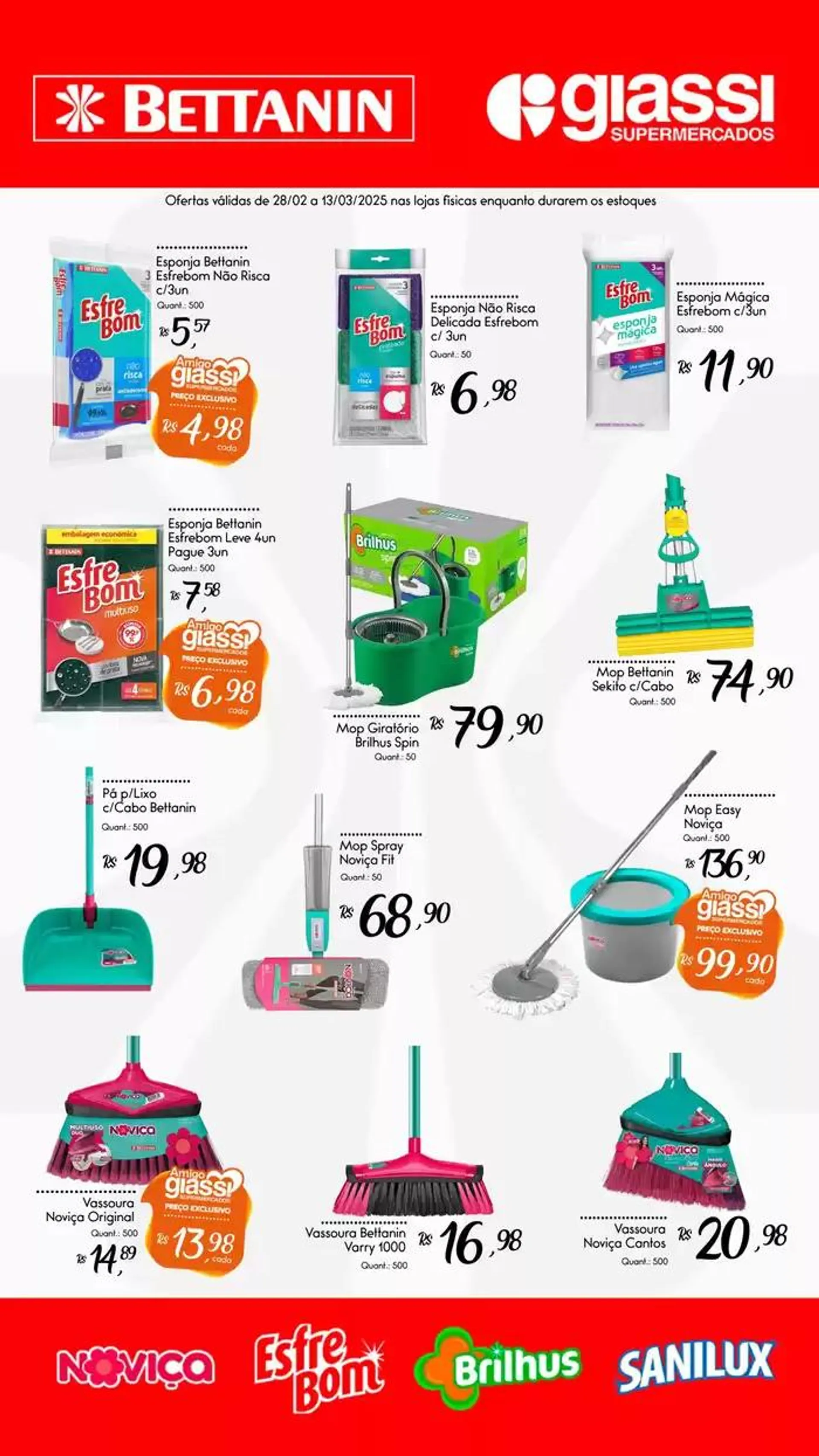 Encarte de Bettanin 28 de fevereiro até 13 de março 2025 - Pagina 1