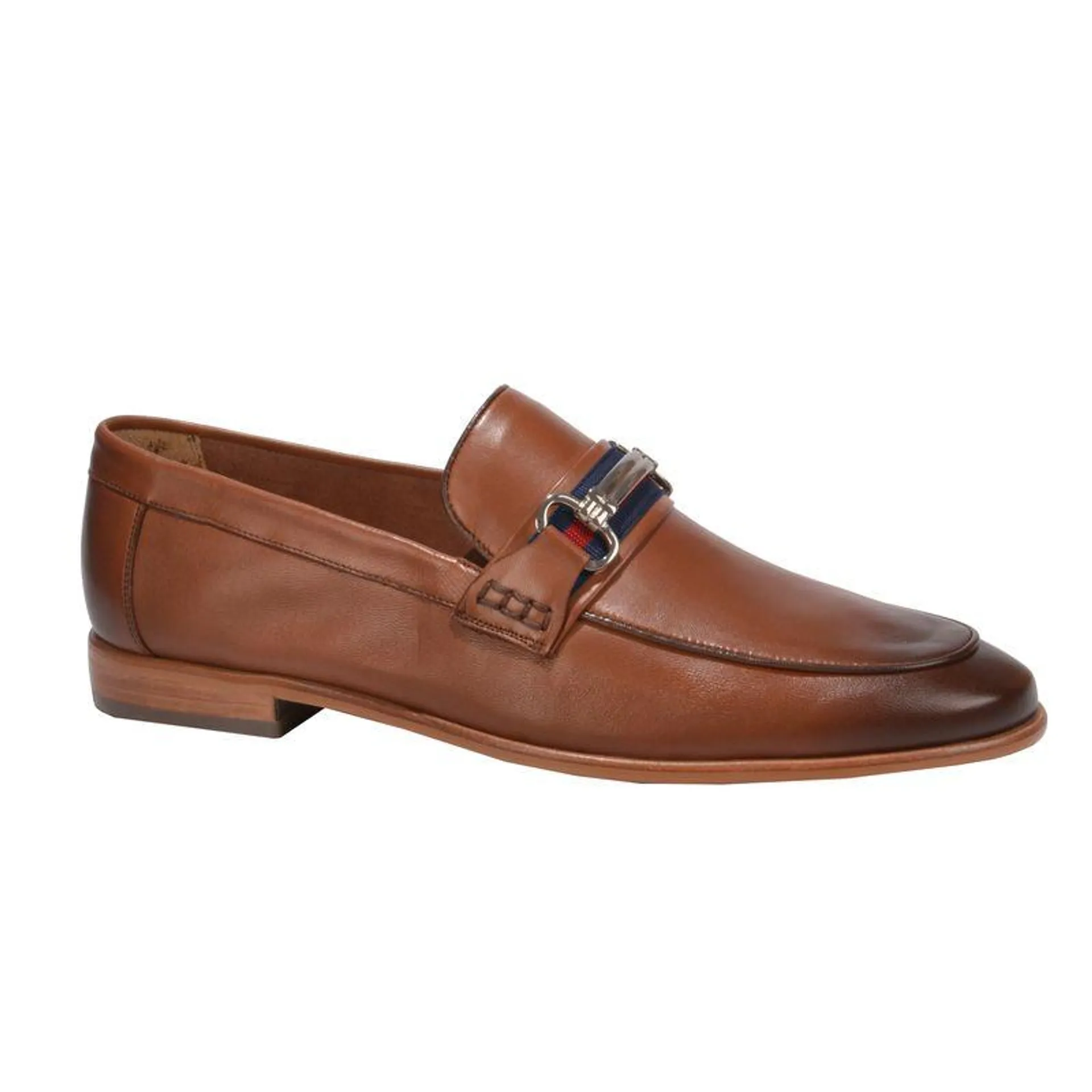 Loafer Masculino Caramelo Bridão Couro