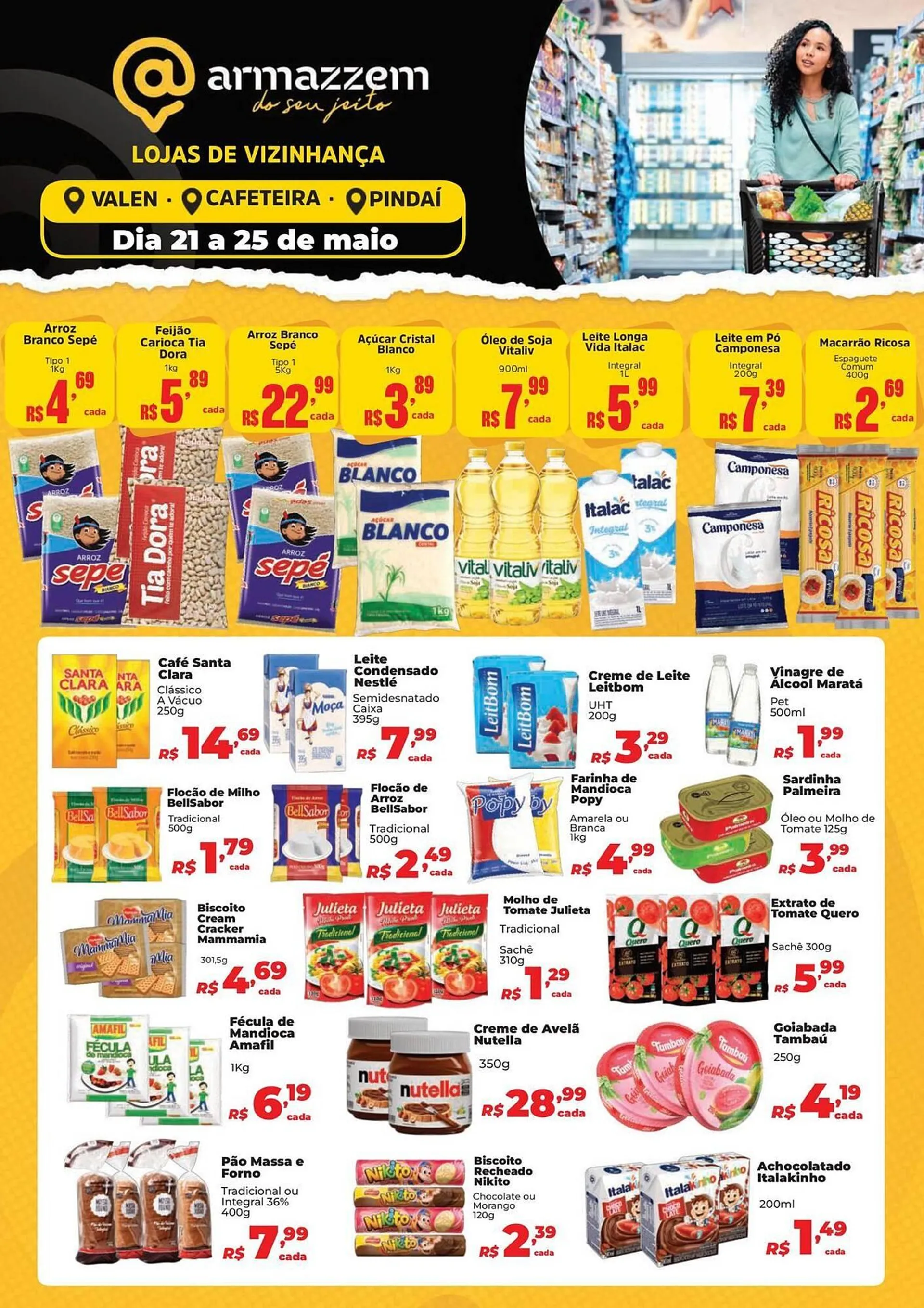 Encarte de Catálogo Supermercados Mateus 21 de maio até 25 de maio 2025 - Pagina 1