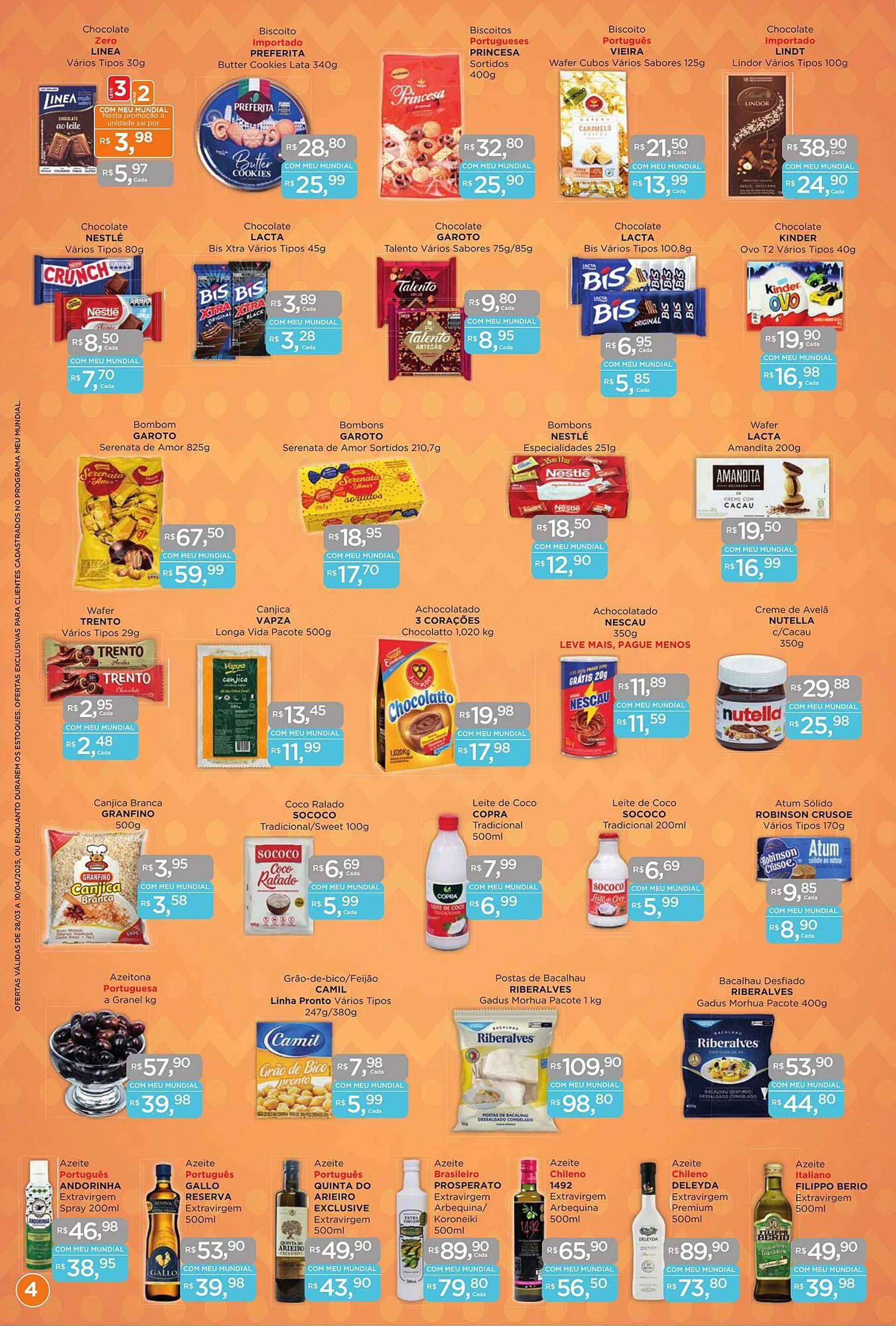 Encarte de Catálogo Supermercados Mundial 31 de março até 10 de abril 2025 - Pagina 4