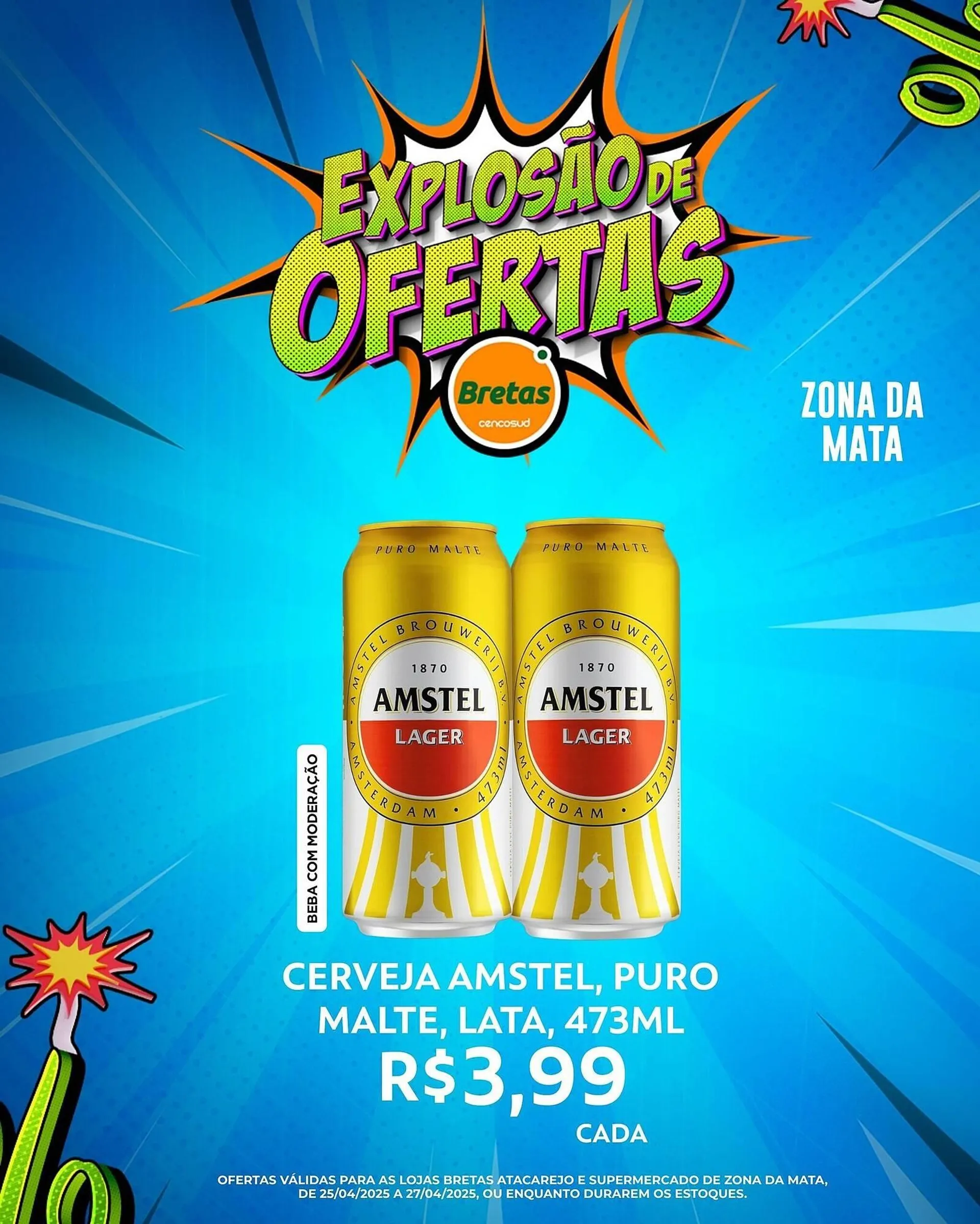 Encarte de Catálogo Supermercados Bretas 25 de abril até 27 de abril 2025 - Pagina 5