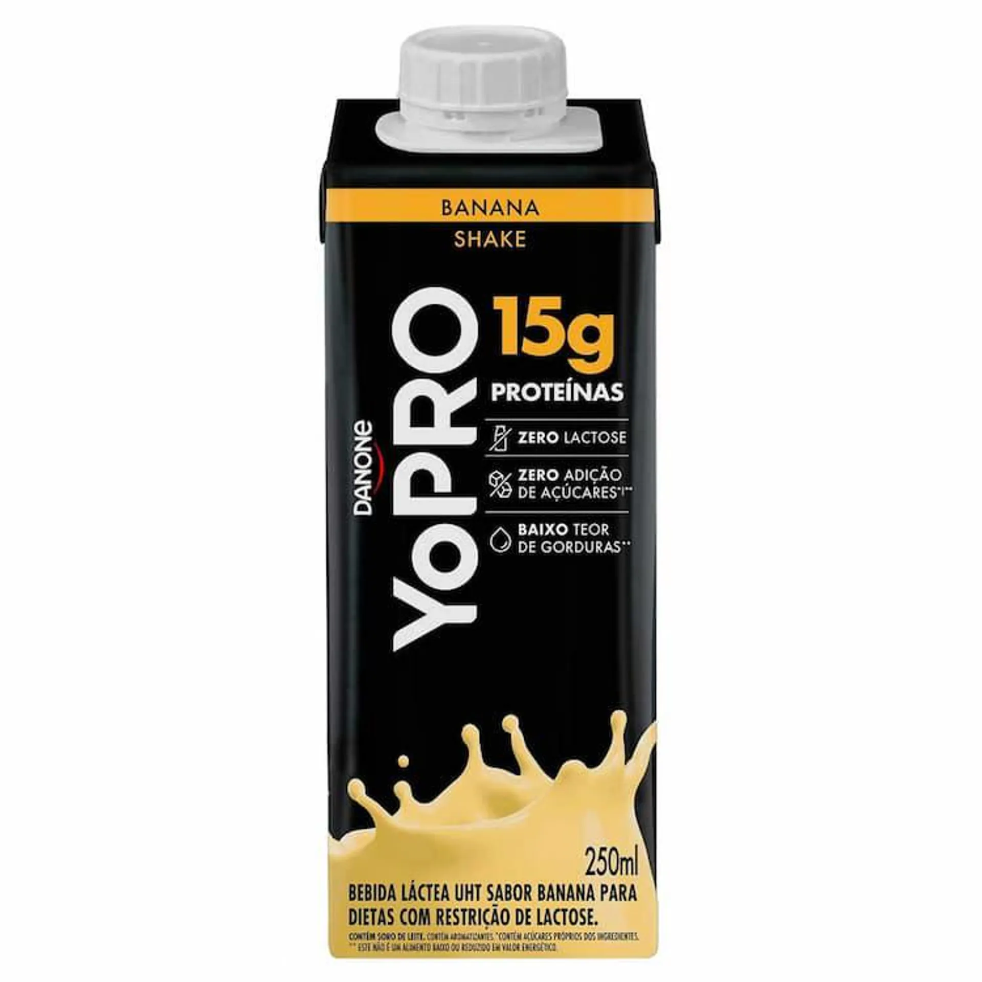 Bebida Láctea com 15g de Proteína YoPRO Banana 250ml