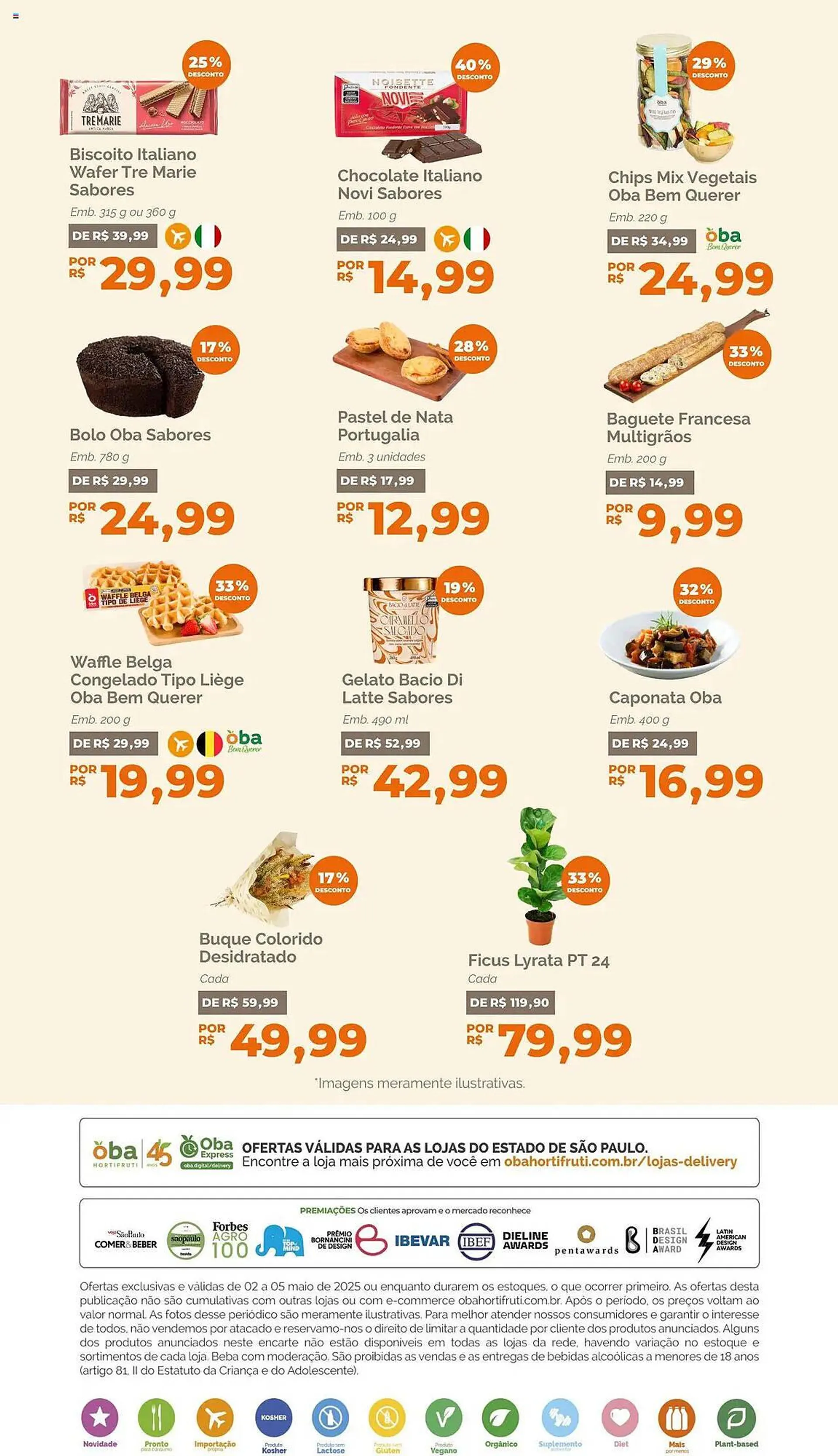 Encarte de Catálogo Oba Hortifruti 2 de maio até 5 de maio 2025 - Pagina 6
