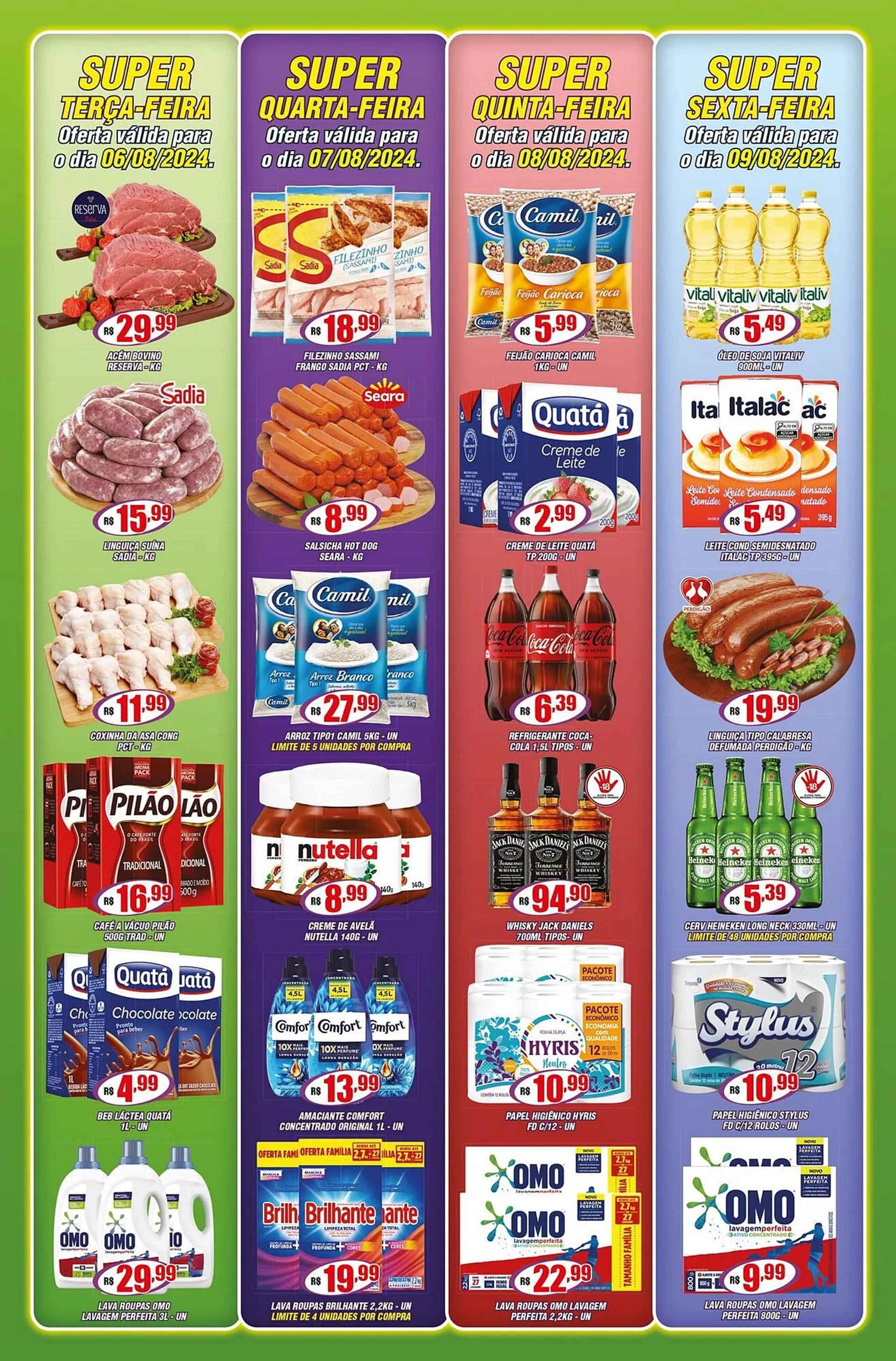 Encarte de Catálogo Violeta Supermercados 5 de agosto até 9 de agosto 2024 - Pagina 2