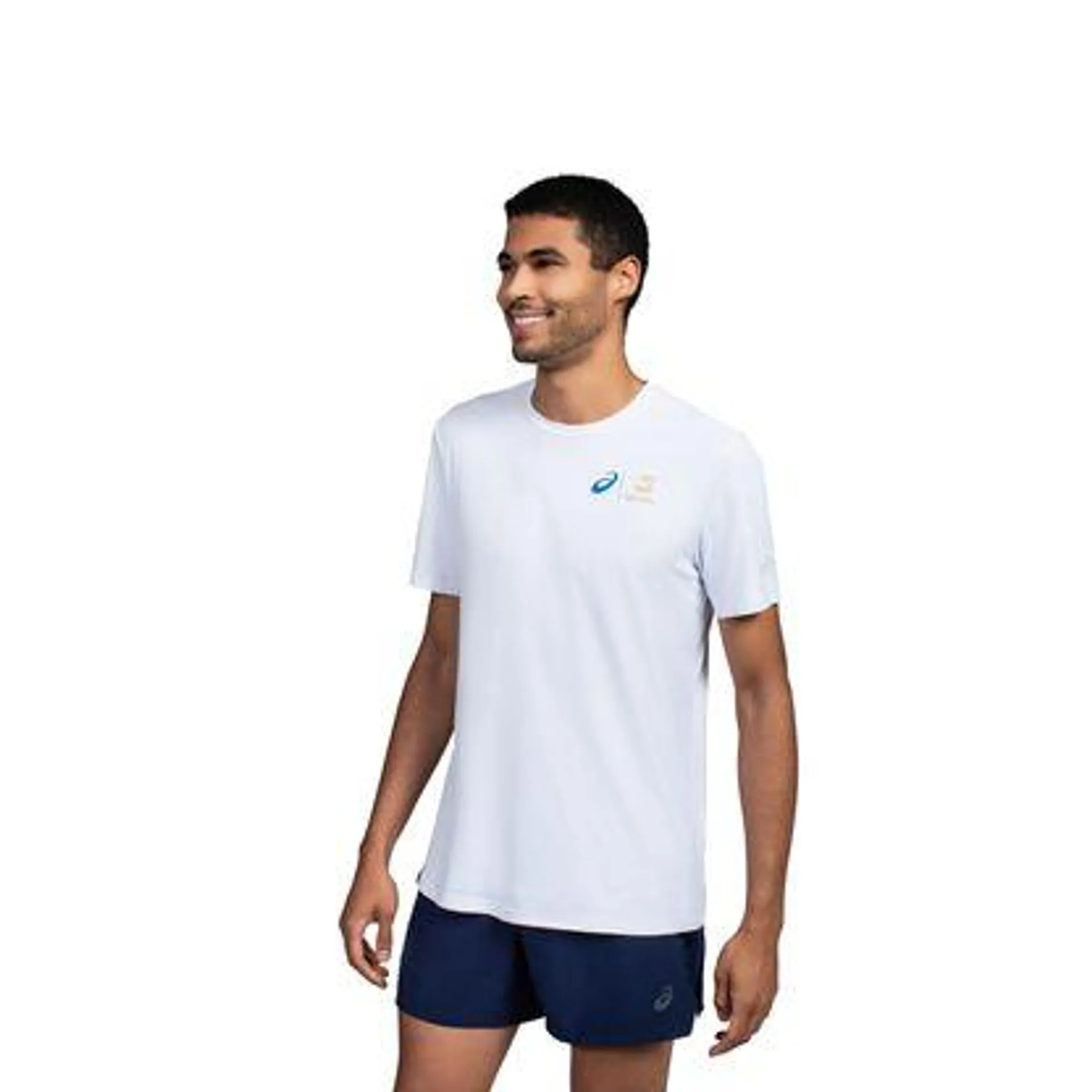 Camiseta ASICS Senna Legacy - Unissex - Branca