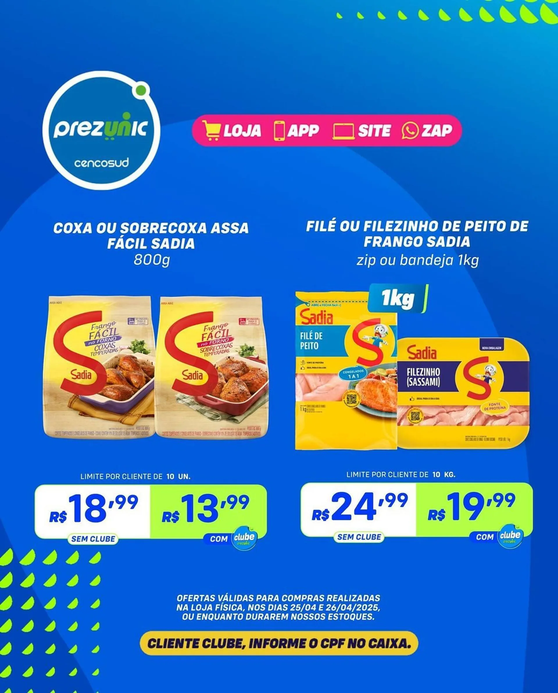 Encarte de Catálogo Prezunic 25 de abril até 26 de abril 2025 - Pagina 7