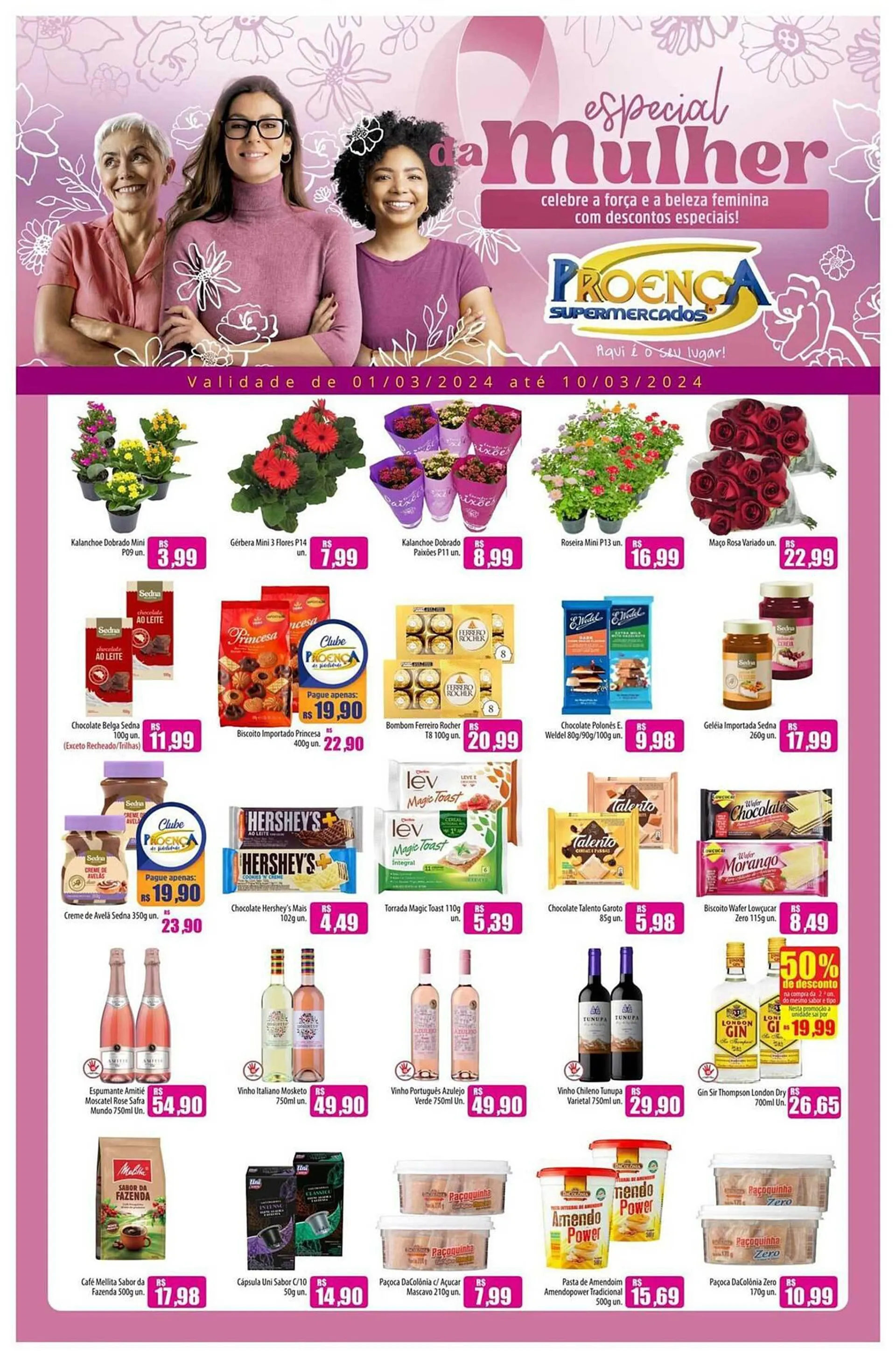 Encarte de Catálogo Proença Supermercados 1 de março até 10 de março 2024 - Pagina 