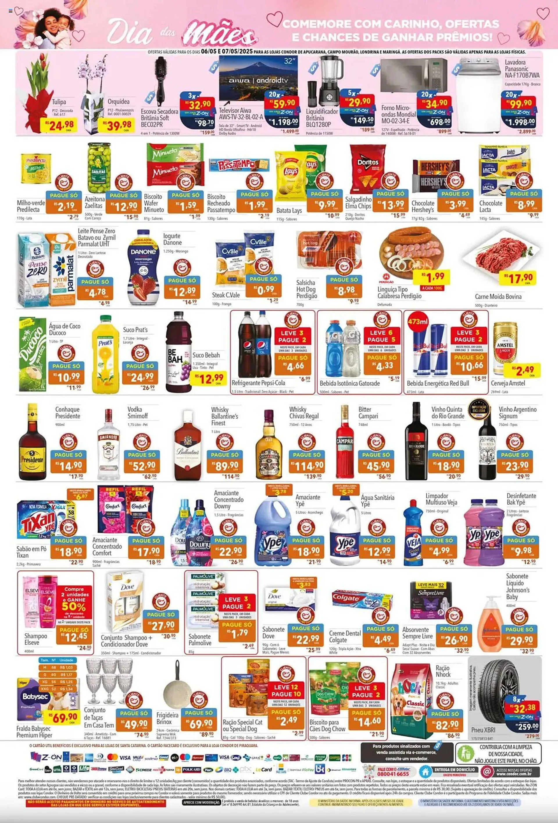 Encarte de Catálogo Supermercados Condor 6 de maio até 7 de maio 2025 - Pagina 2