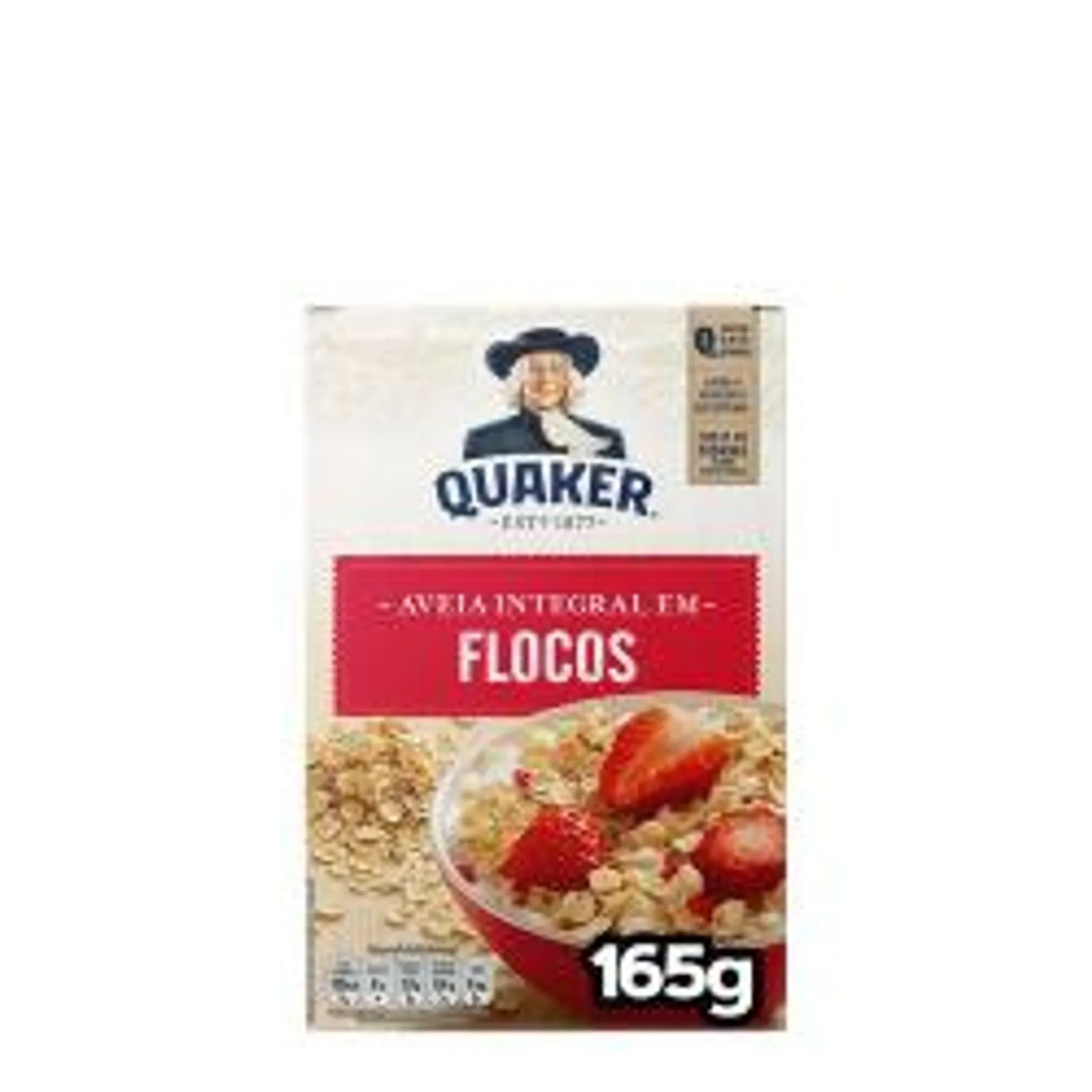 Aveia Em Flocos Regulares Quaker Caixa 165G