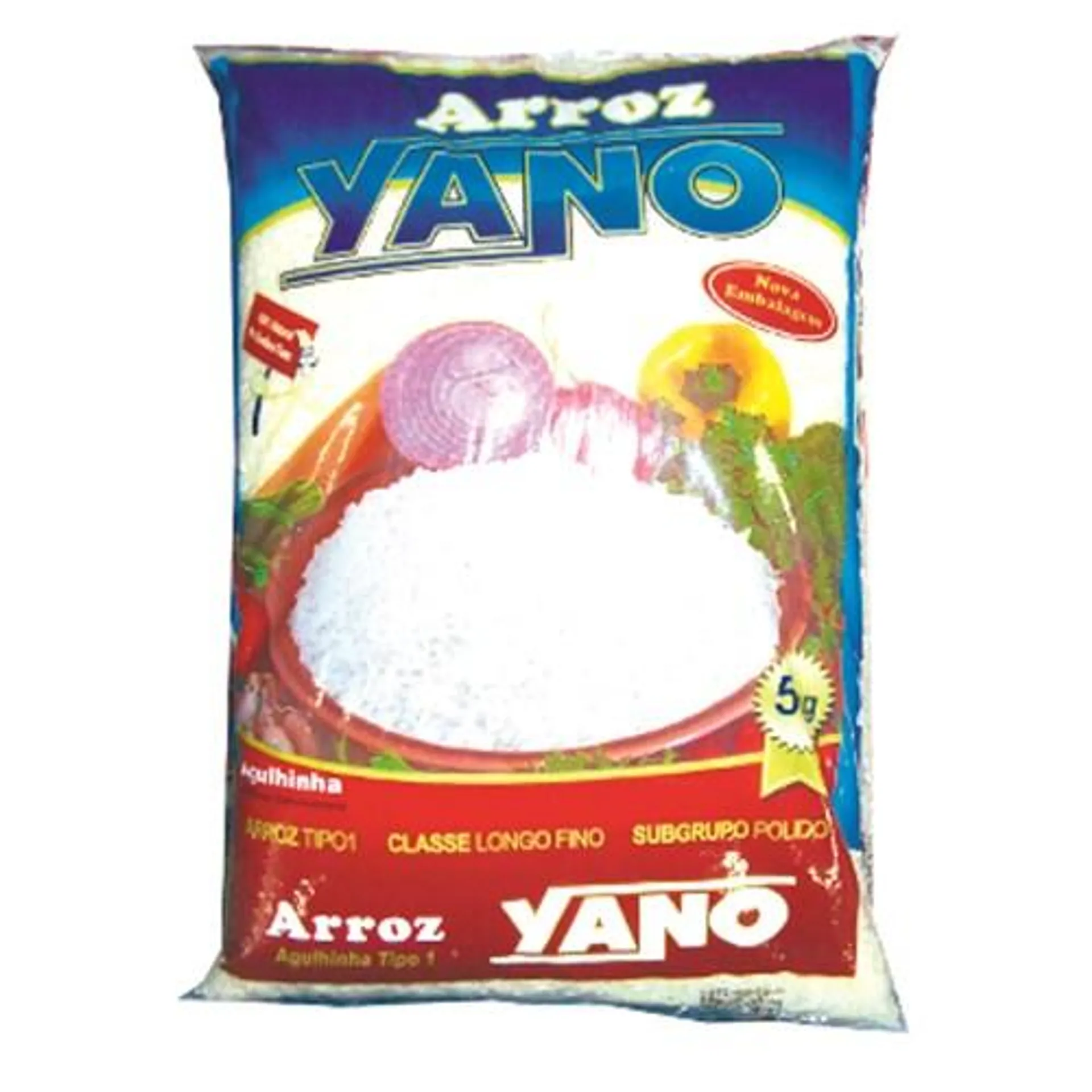 Arroz Yano Tipo 1 Pacote 5Kg