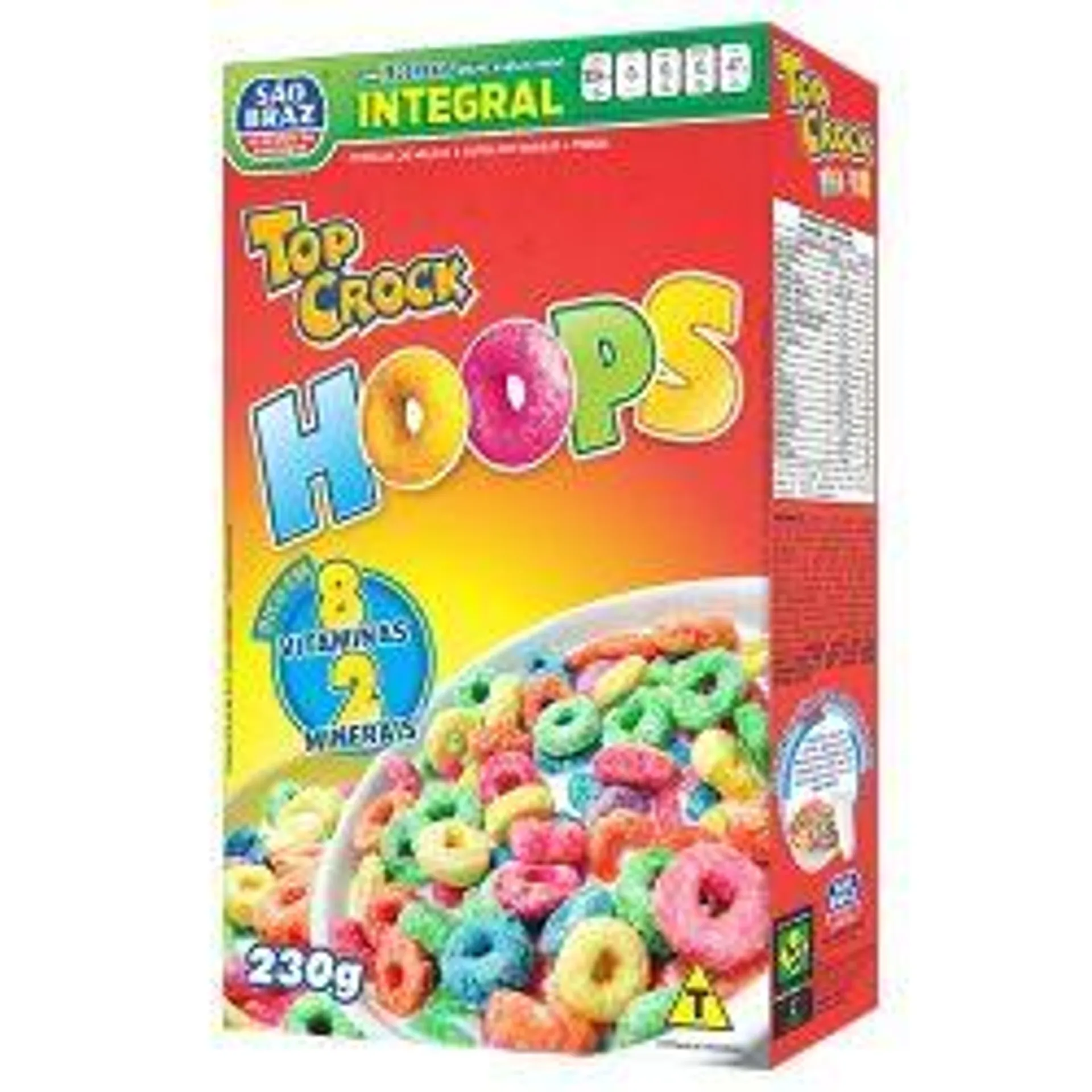 Cereal Int Top Crock Hoops Sao Braz 230g