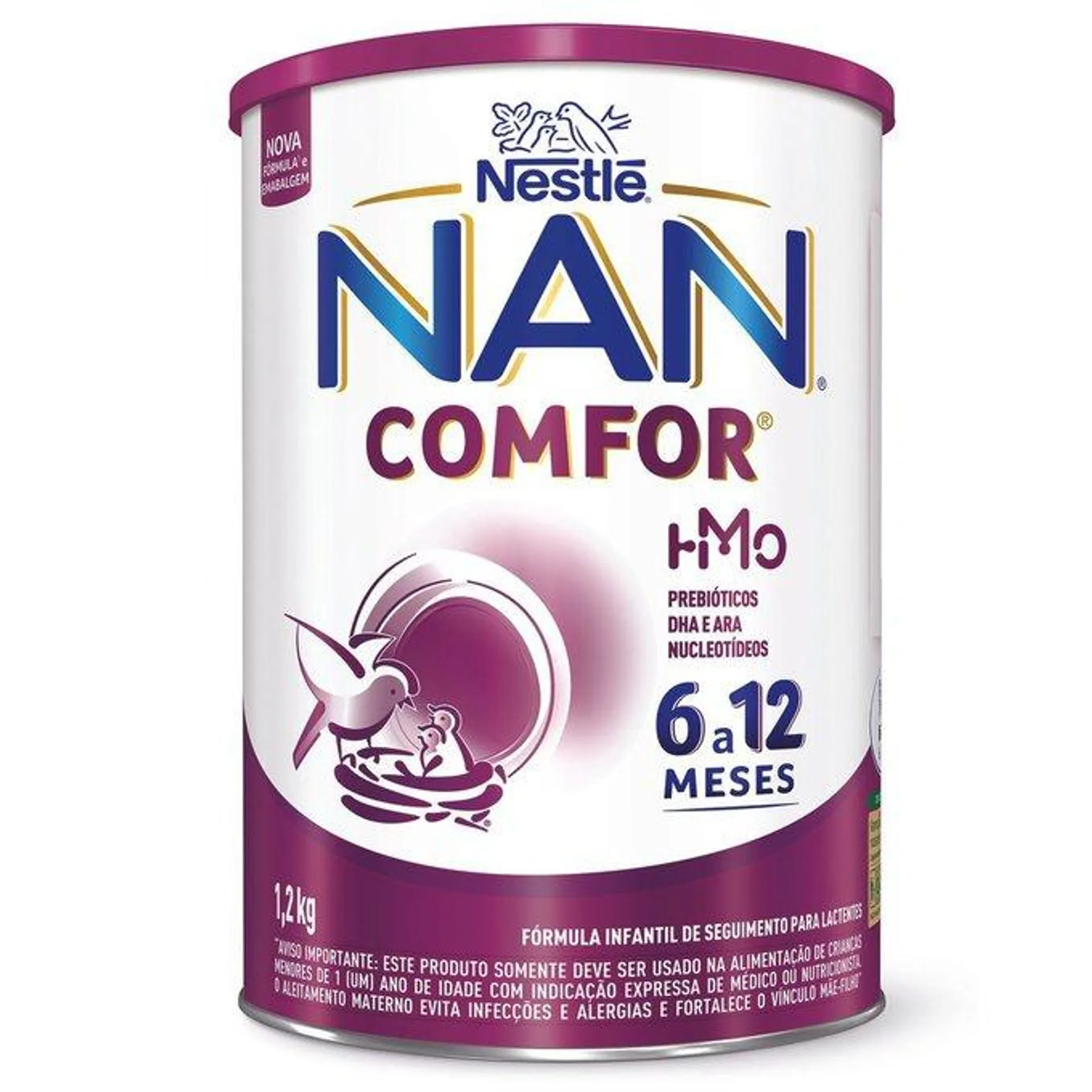 Fórmula Infantil Nan Comfor Hmo De 6 A 12 Meses 1,2kg