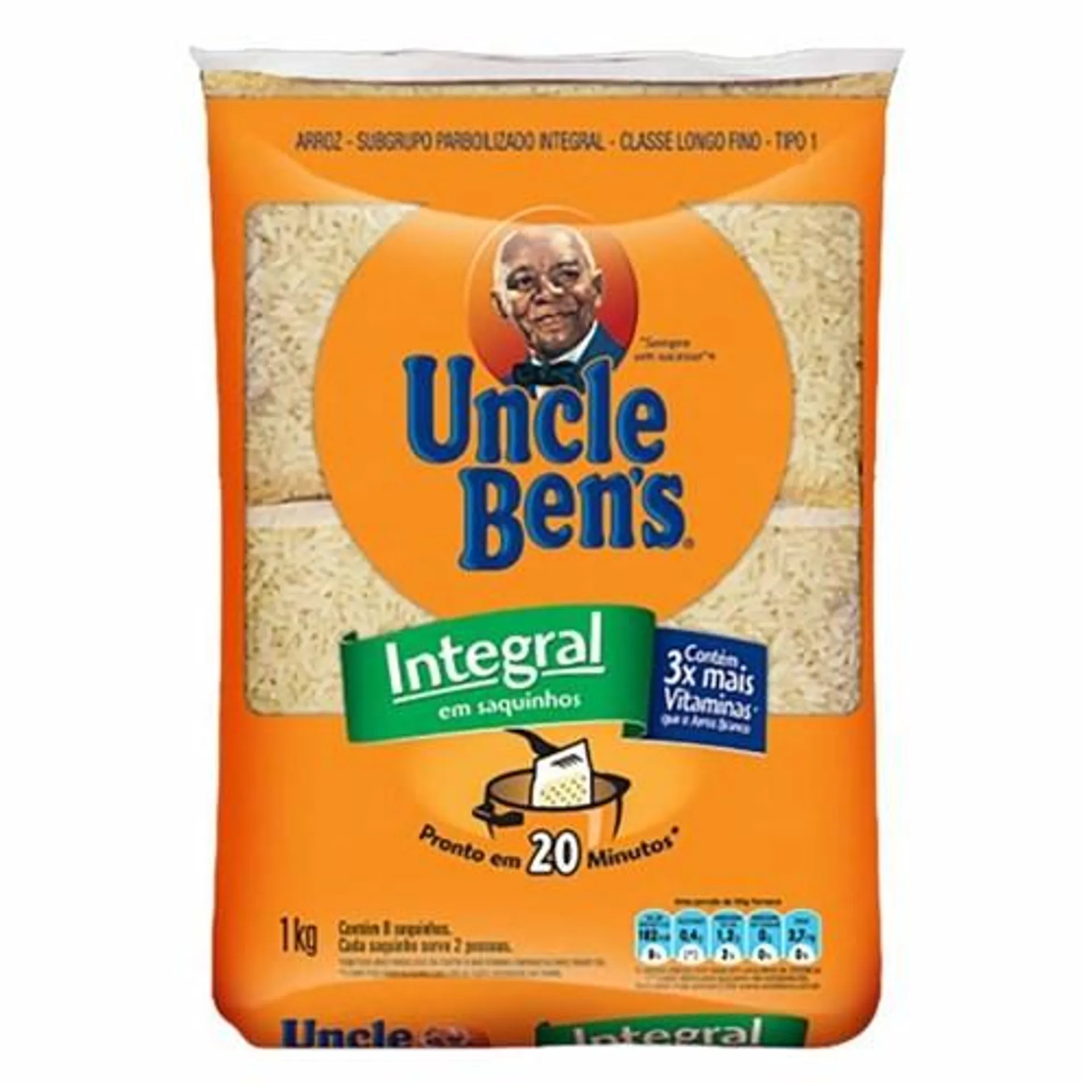 Arroz Integral Uncle Bens Saquinhos 1kg