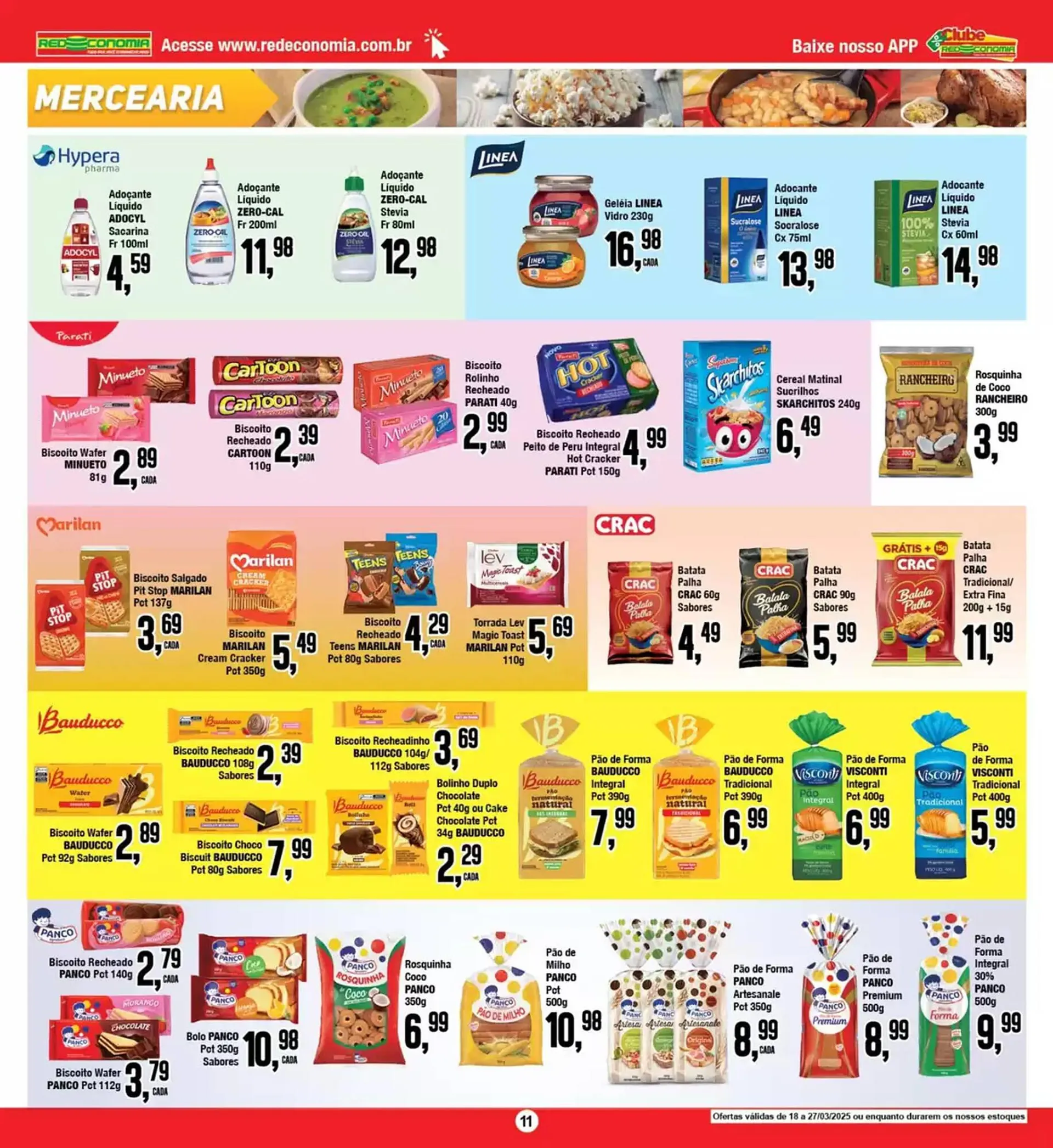 Encarte de Catálogo Rede Economia 21 de março até 23 de março 2025 - Pagina 11