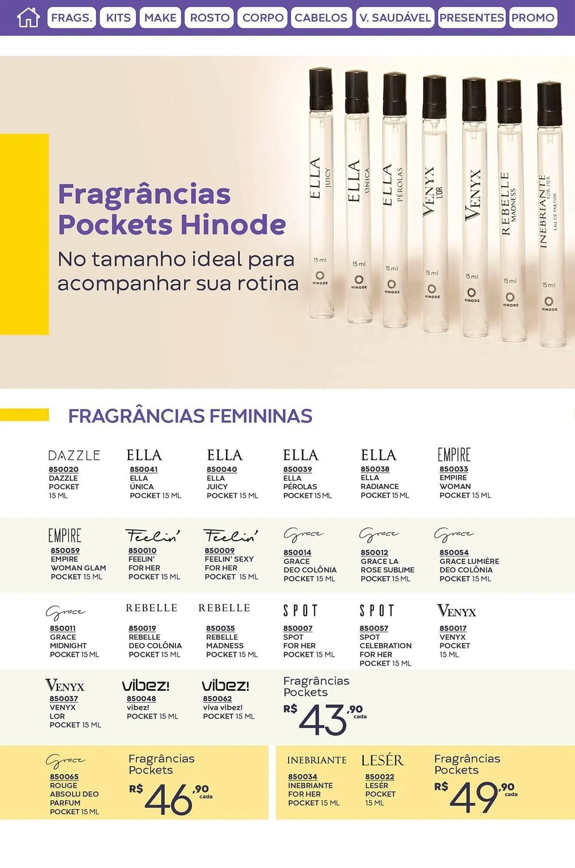 Encarte de Catálogo Hinode 1 de maio até 31 de maio 2025 - Pagina 46