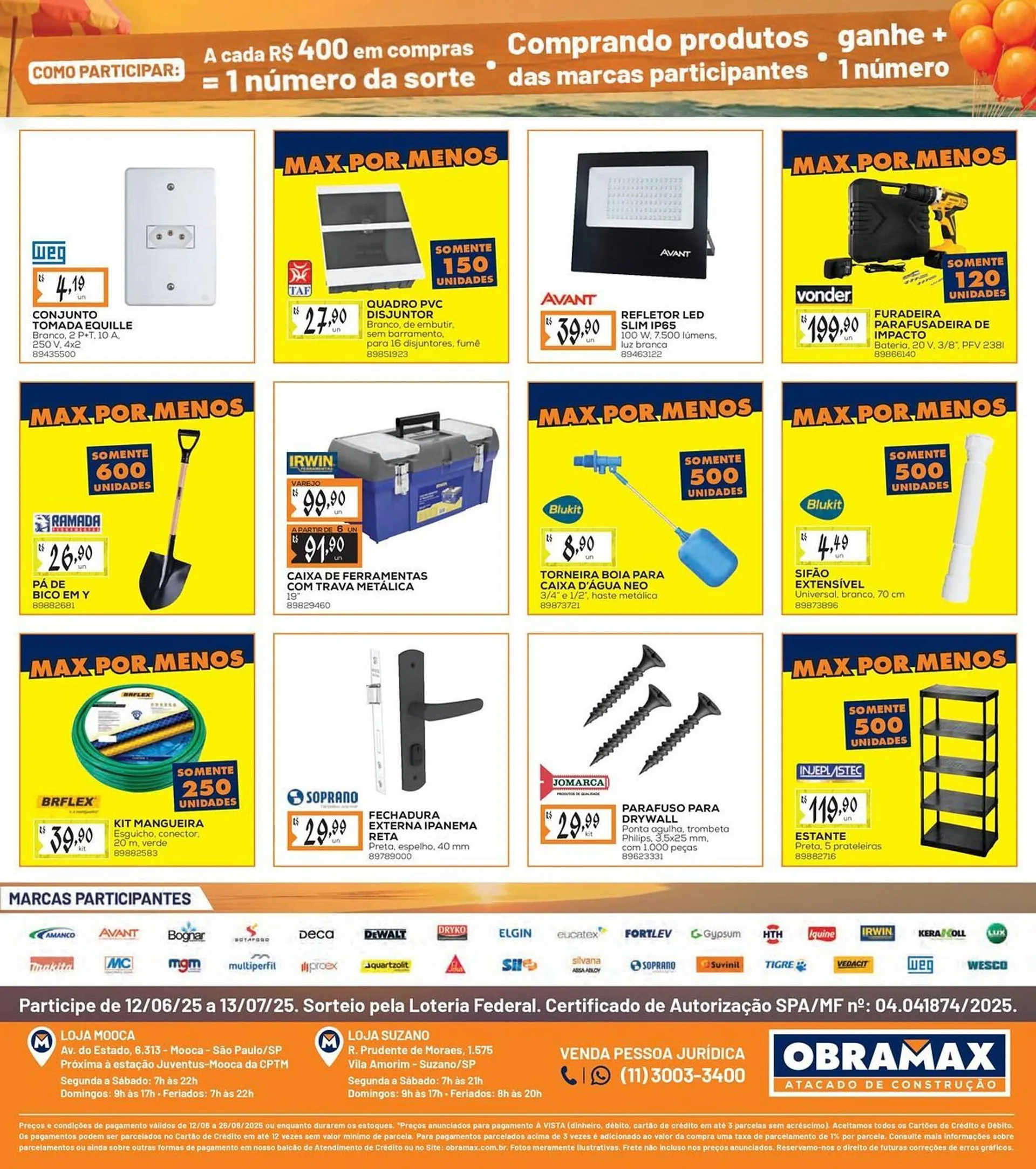 Encarte de Catálogo Obramax 12 de junho até 26 de junho 2025 - Pagina 3