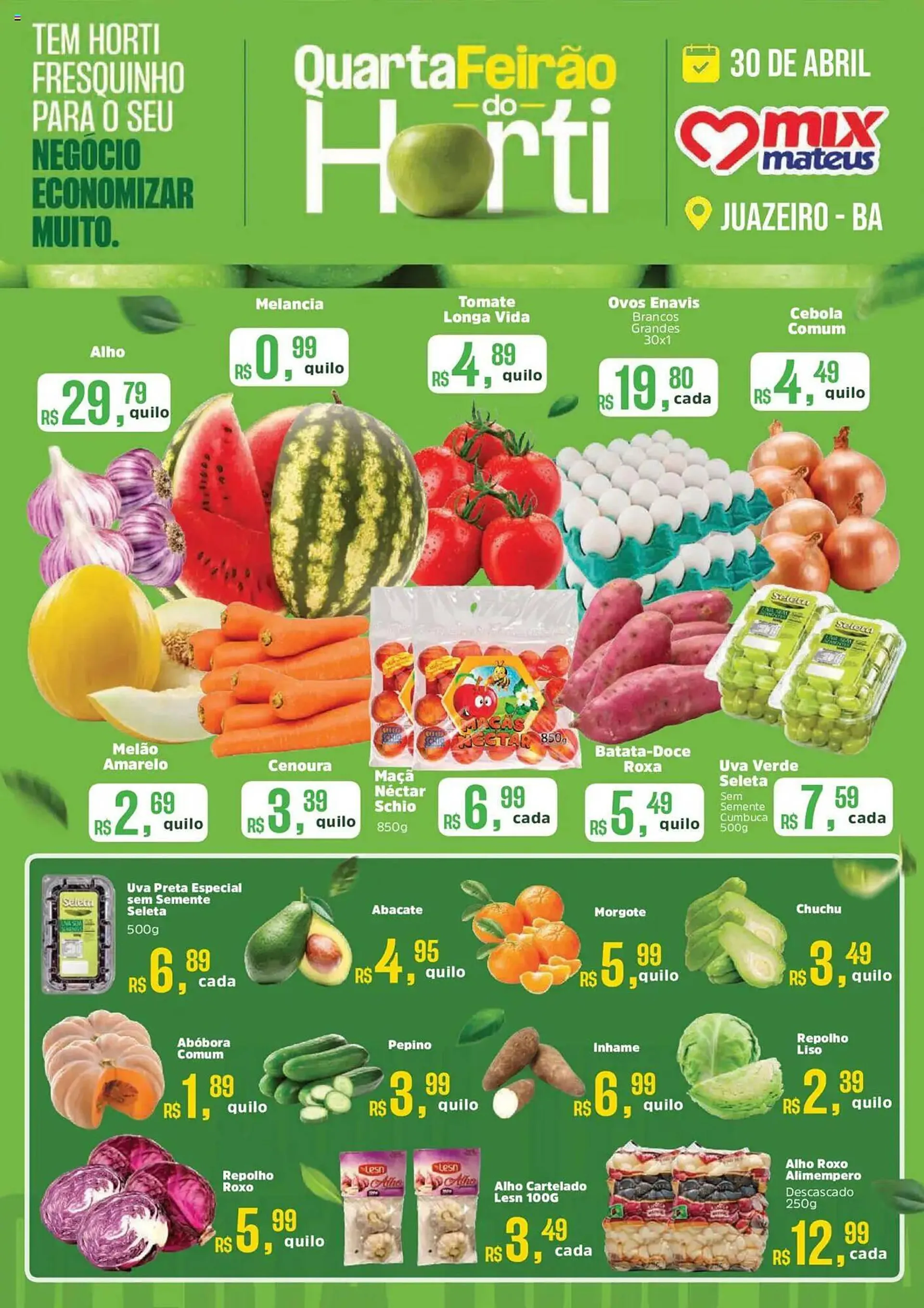 Encarte de Catálogo Supermercados Mateus 30 de abril até 30 de abril 2025 - Pagina 1