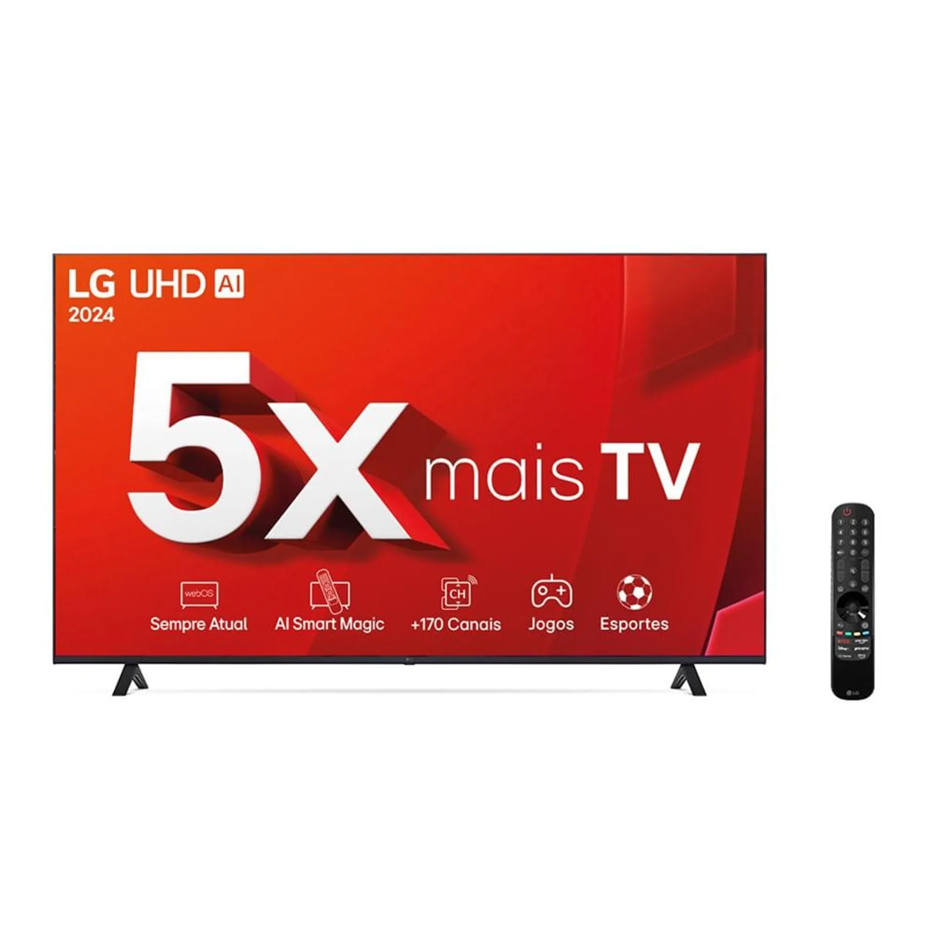 Smart Tv Ultra HD 4K 50" Ut80 LG Preta